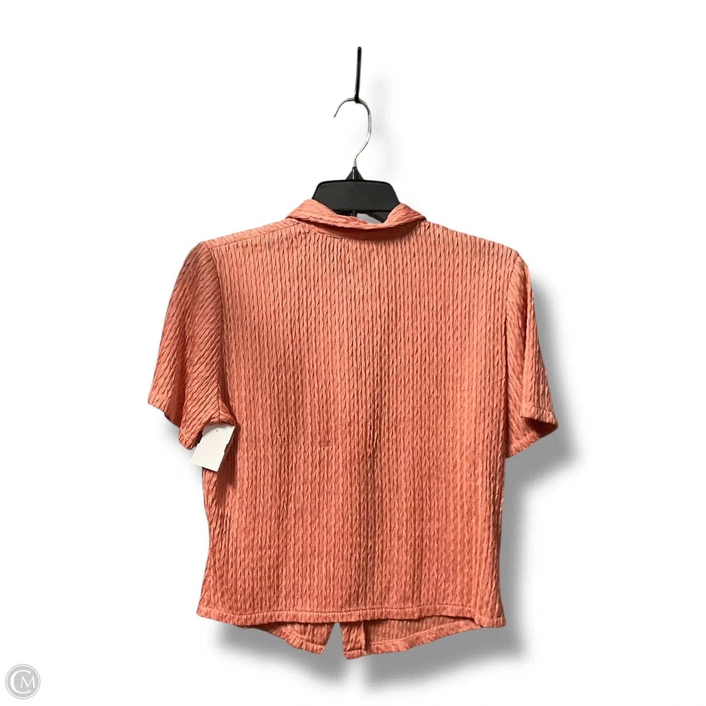 Blouse Short Sleeve By Clothes Mentor In Pink, Size: S