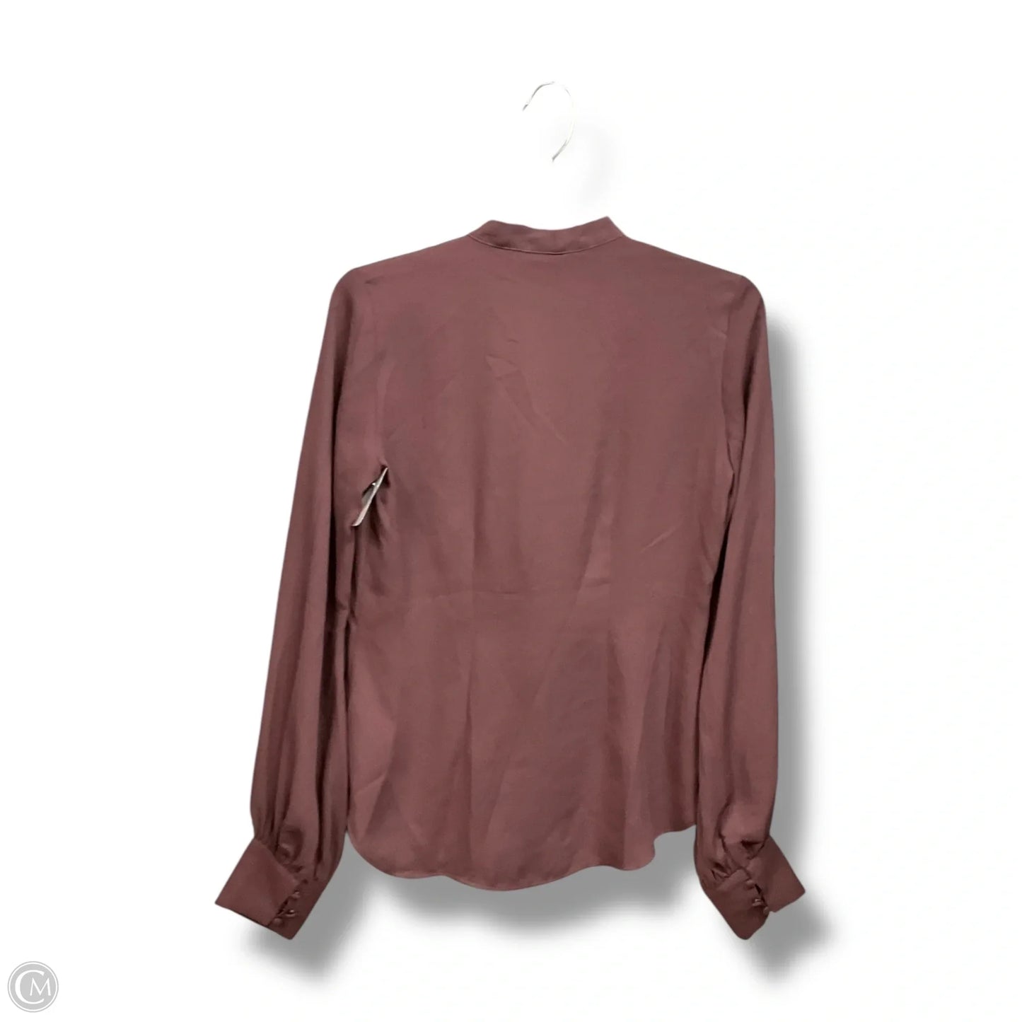 Blouse Long Sleeve By Express In Mauve, Size: S