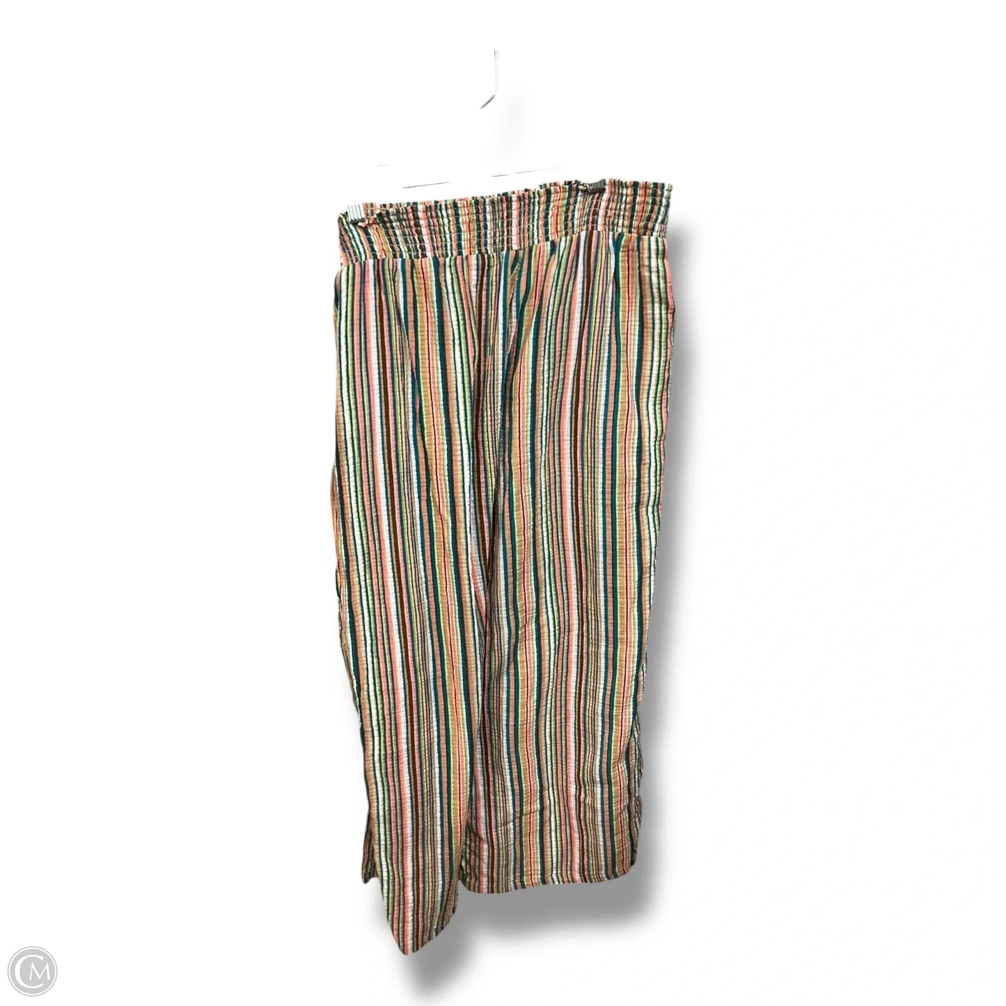 Pants Wide Leg By Joyspun In Striped Pattern, Size: 20