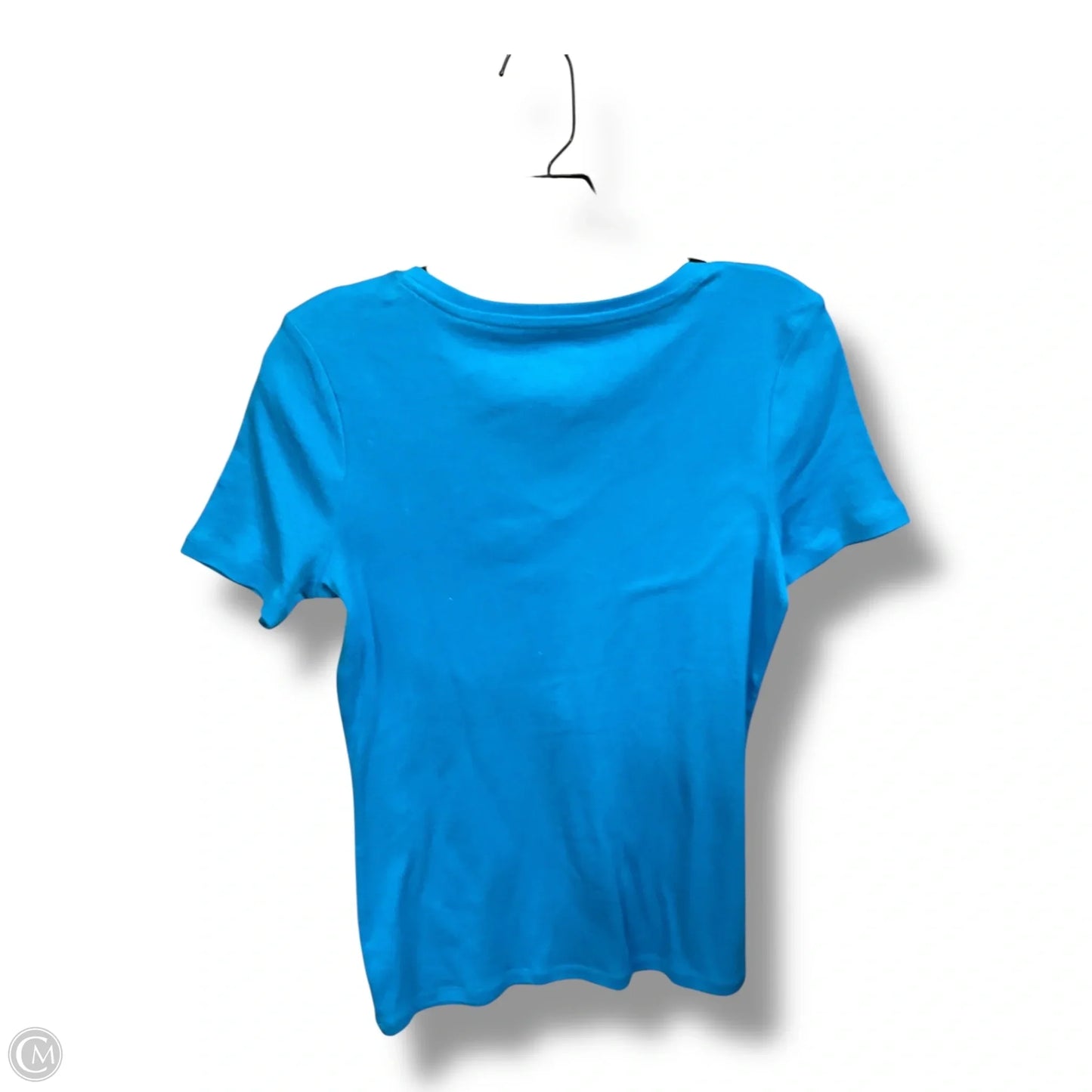 Top Short Sleeve By Talbots In Blue, Size: M