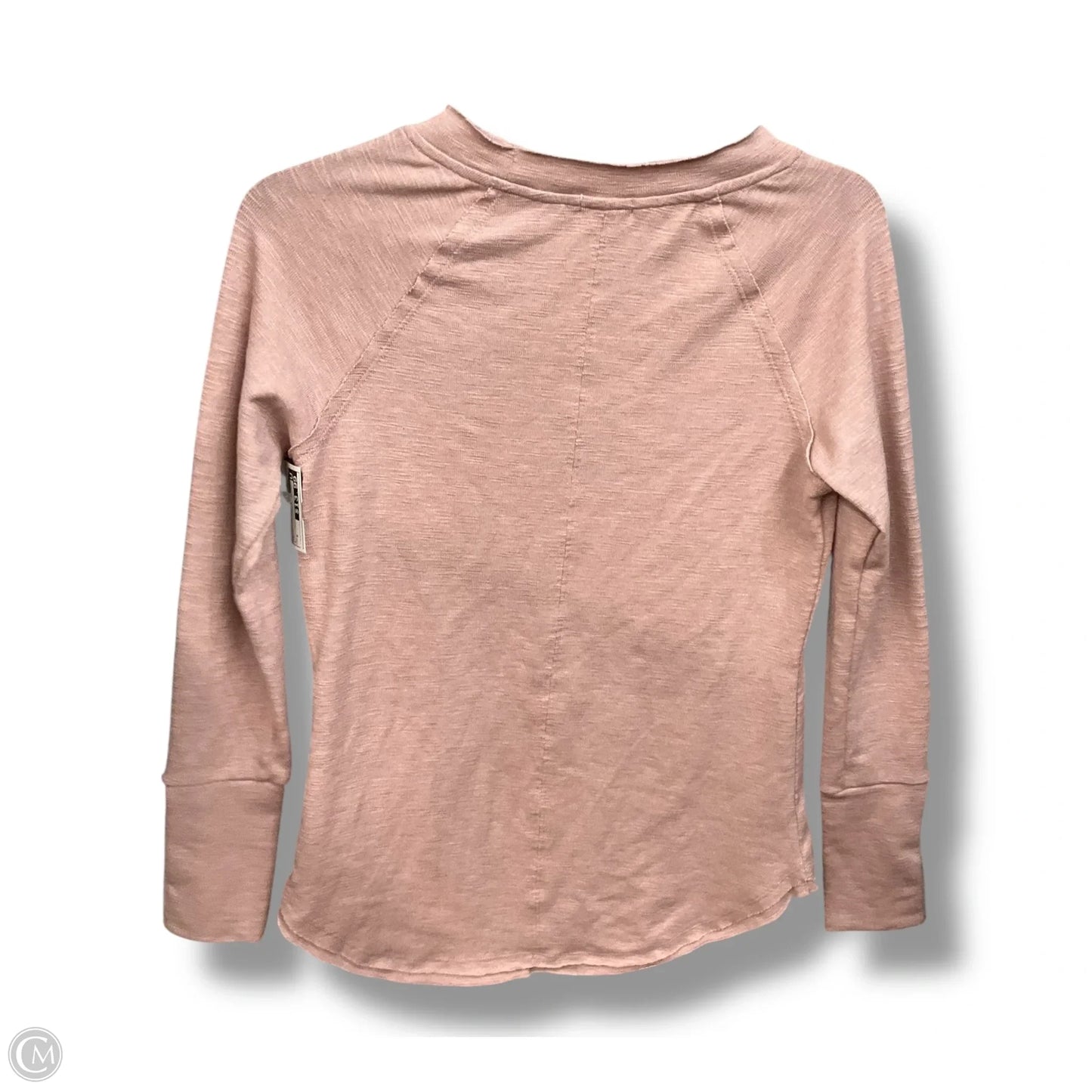 Top Long Sleeve By Evereve In Pink, Size: S