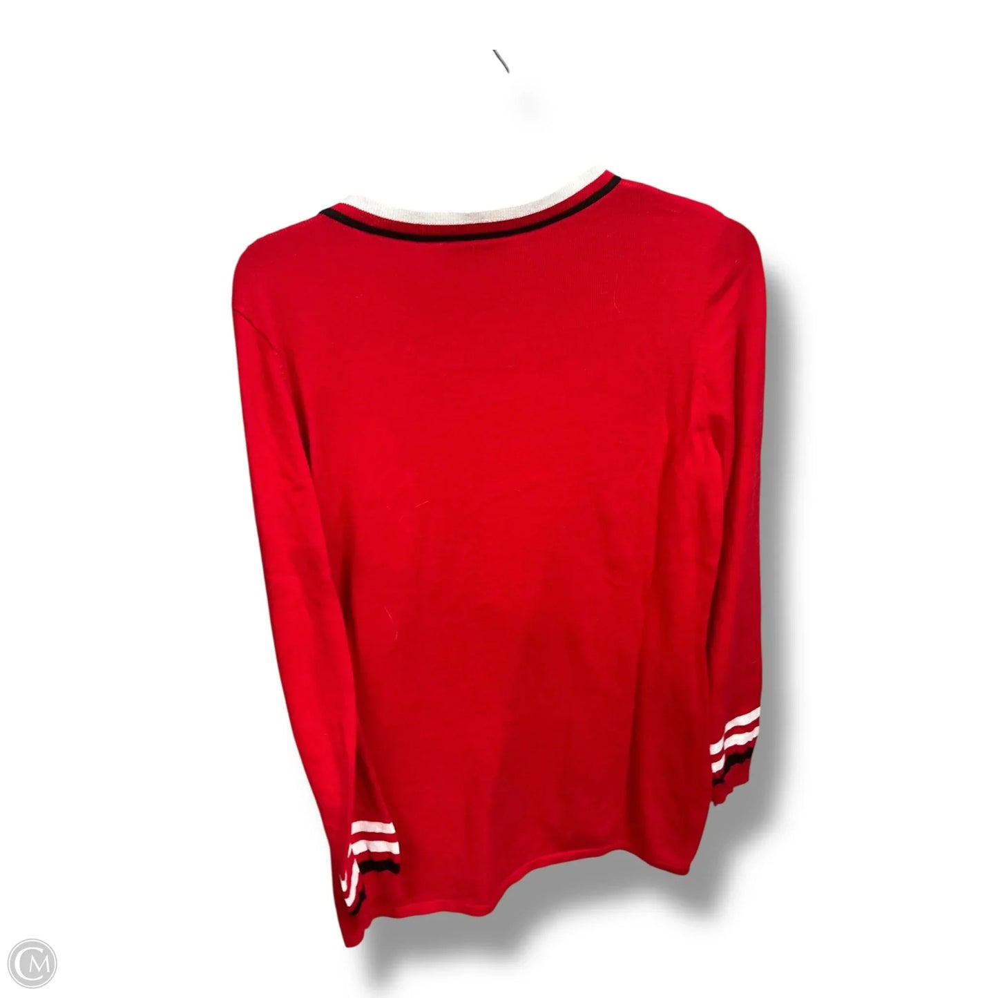Top Long Sleeve By Susan Graver In Red, Size: M