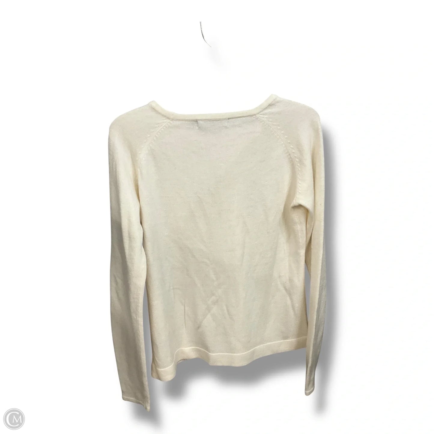 Top Long Sleeve By Outback Red In Cream, Size: M