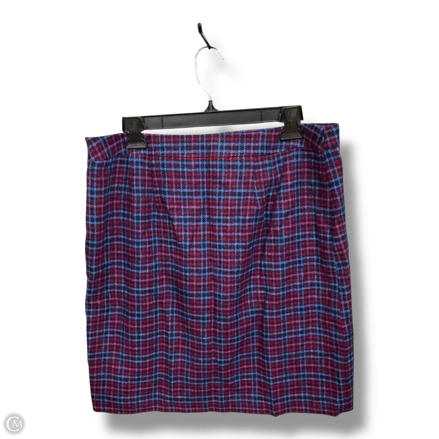 Skirt Mini & Short By Talbots In Plaid Pattern, Size: L