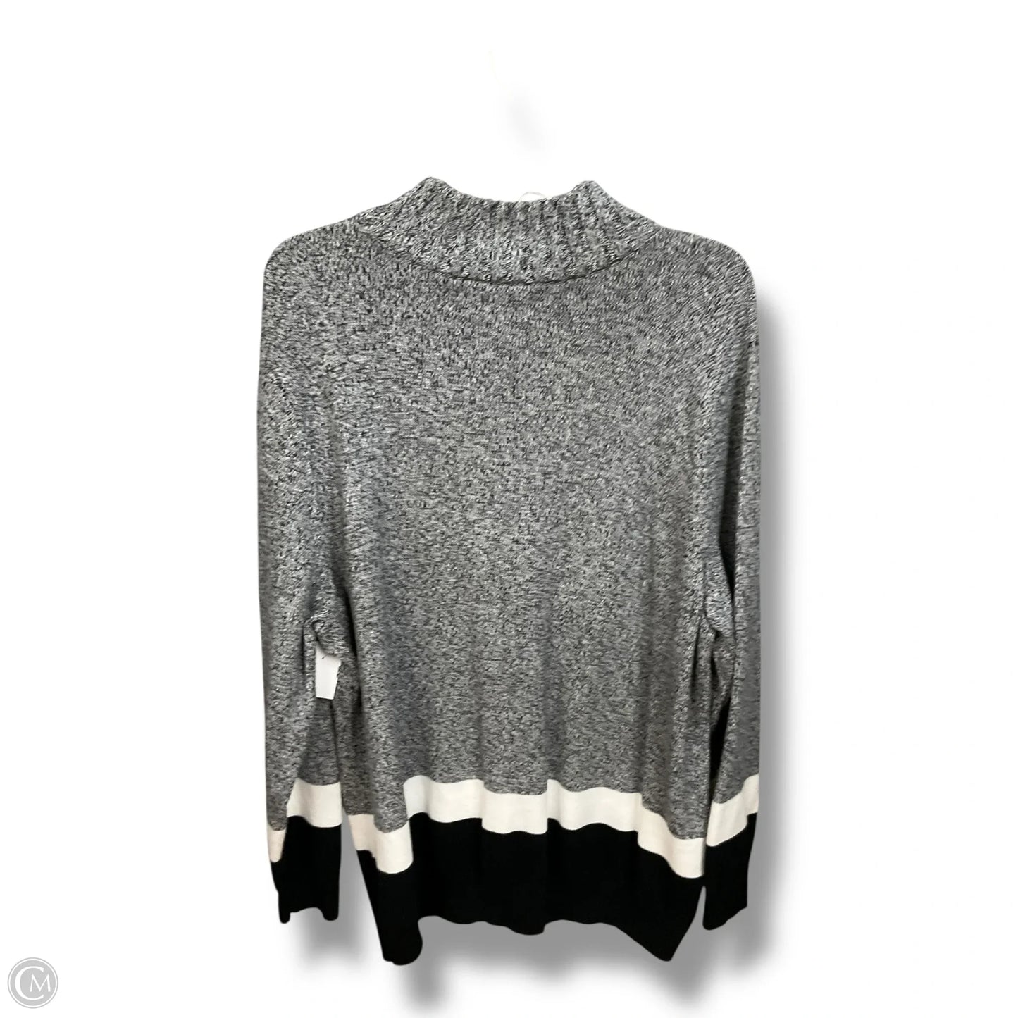 Sweater By Karen Scott In Grey, Size: 2x