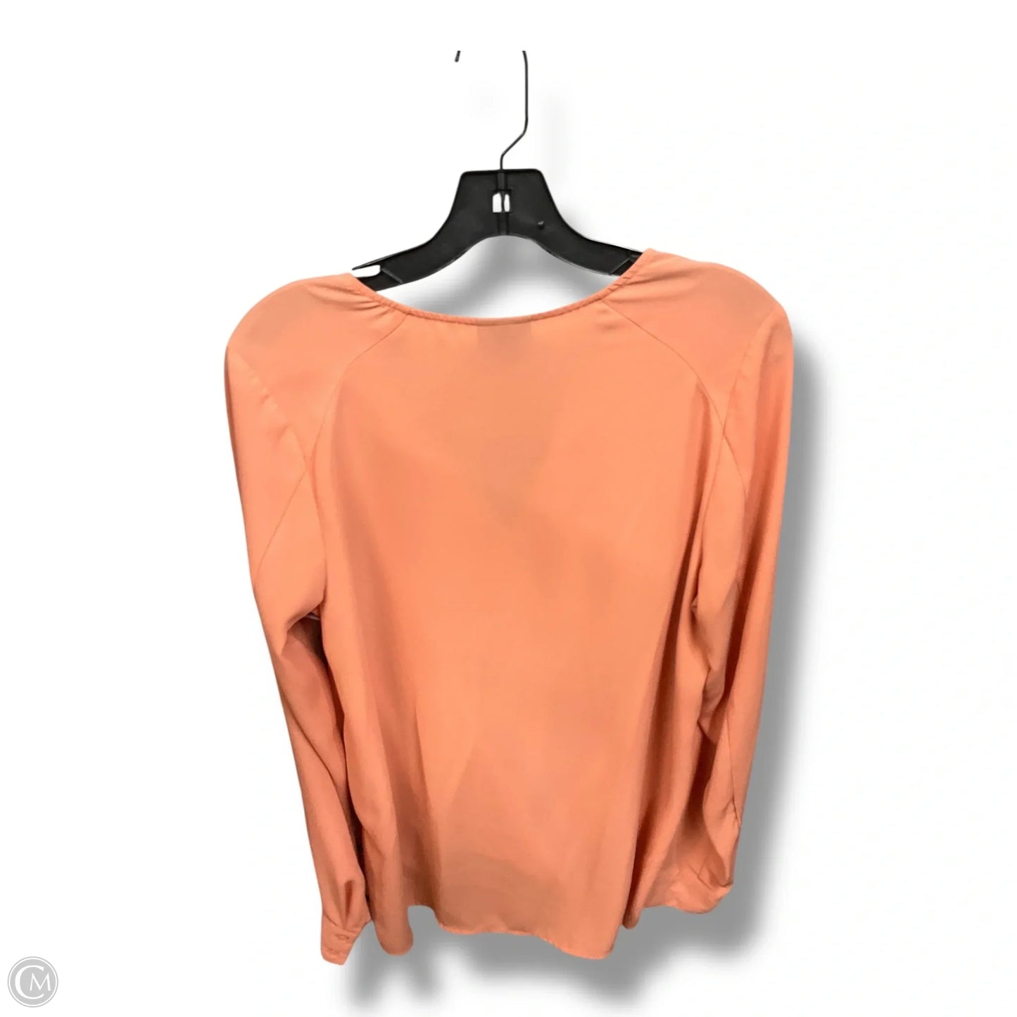 Top Long Sleeve By Mossimo In Peach, Size: M