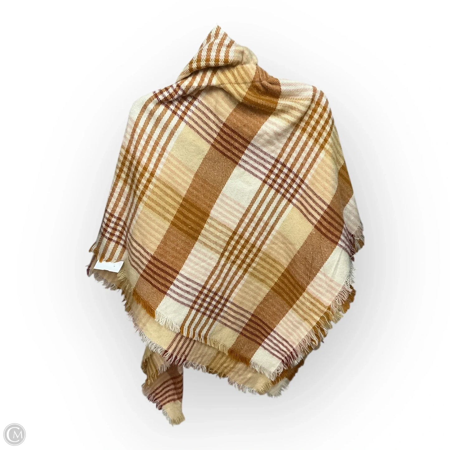 Shawl By Sonoma In Plaid Pattern, Size: Osfm