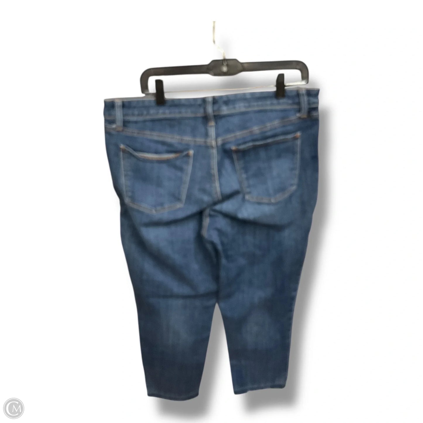 Jeans Straight By Talbots In Blue Denim, Size: 14