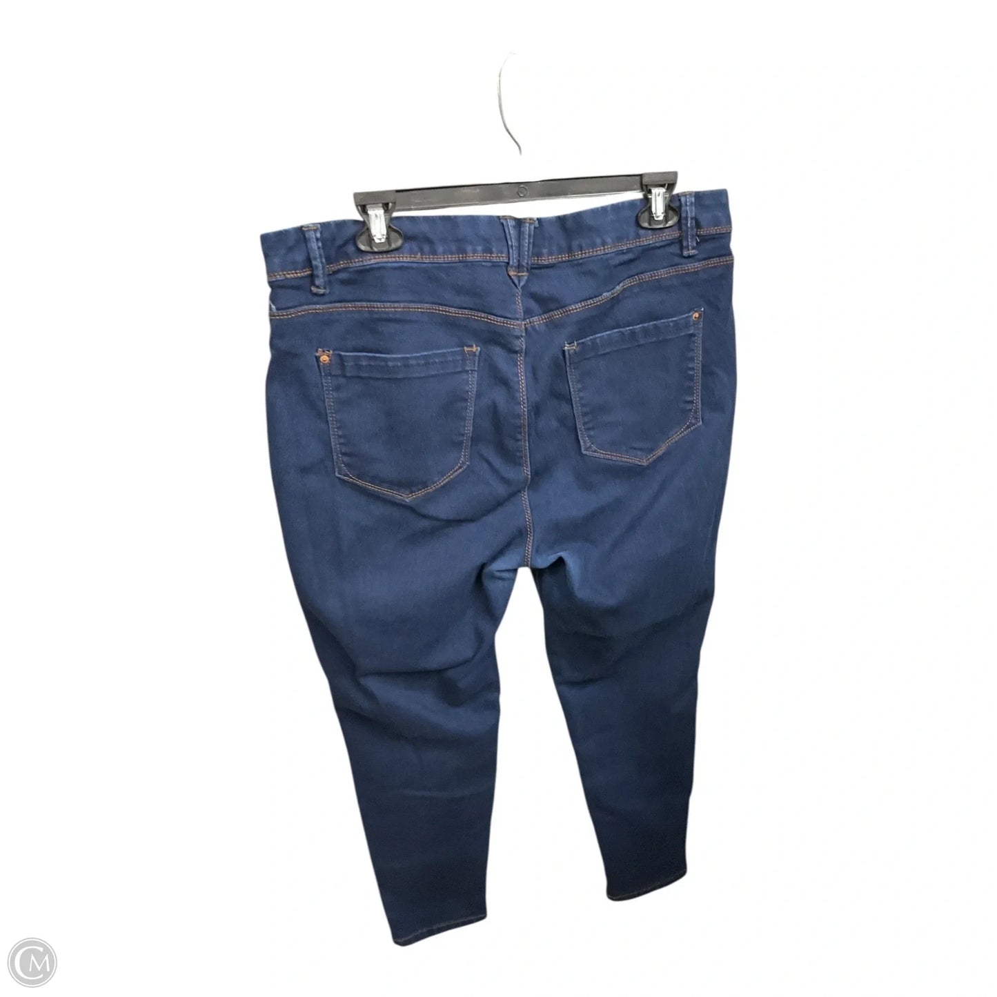 Jeans Jeggings By Curve Appeal In Blue Denim, Size: 16