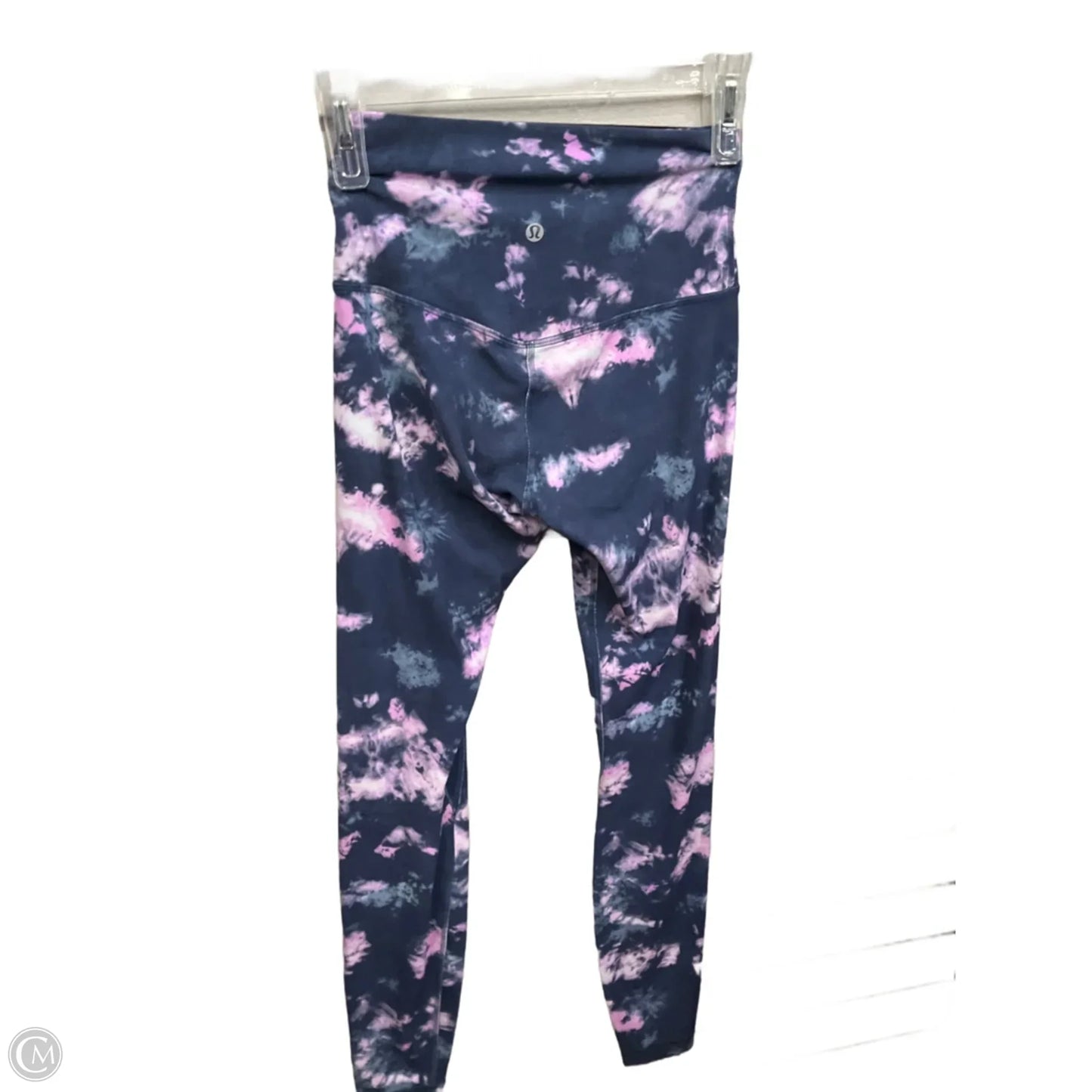 Athletic Leggings By Lululemon In Tie Dye Print, Size: S