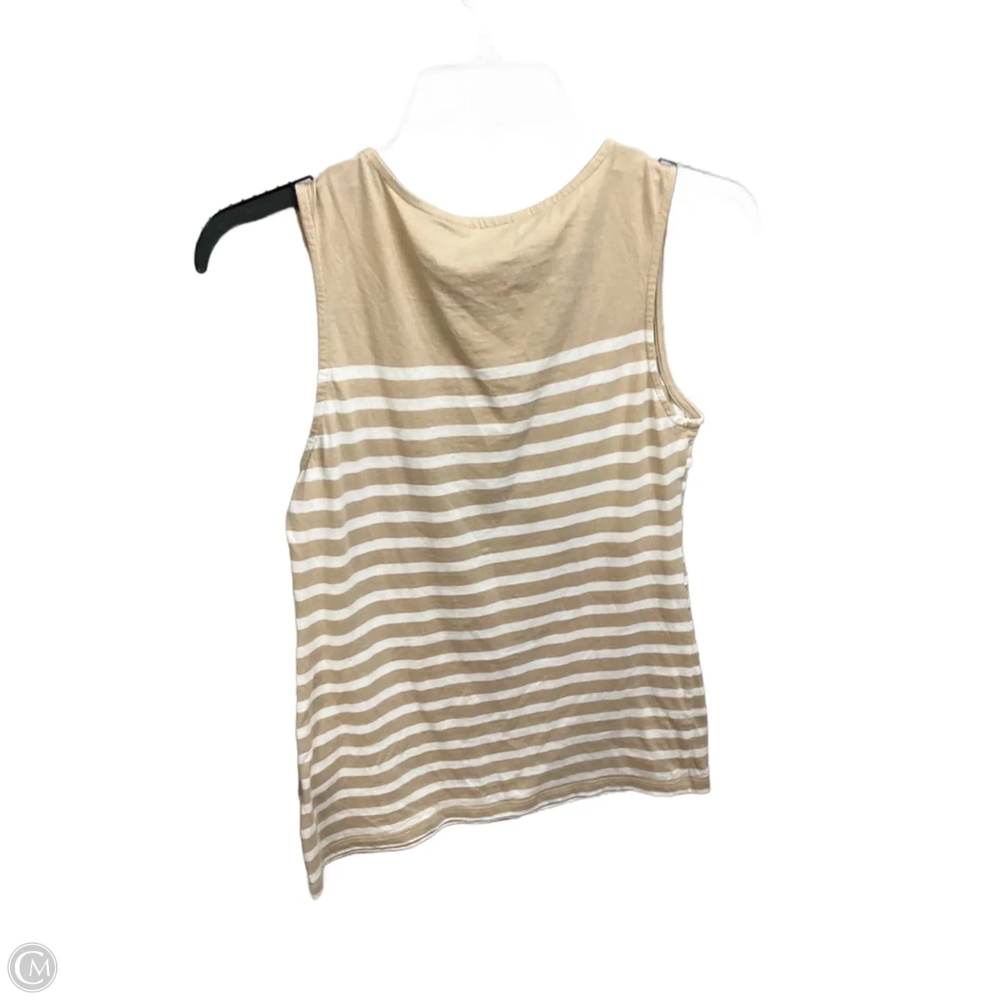 Top Sleeveless By Banana Republic In Striped Pattern, Size: Xs