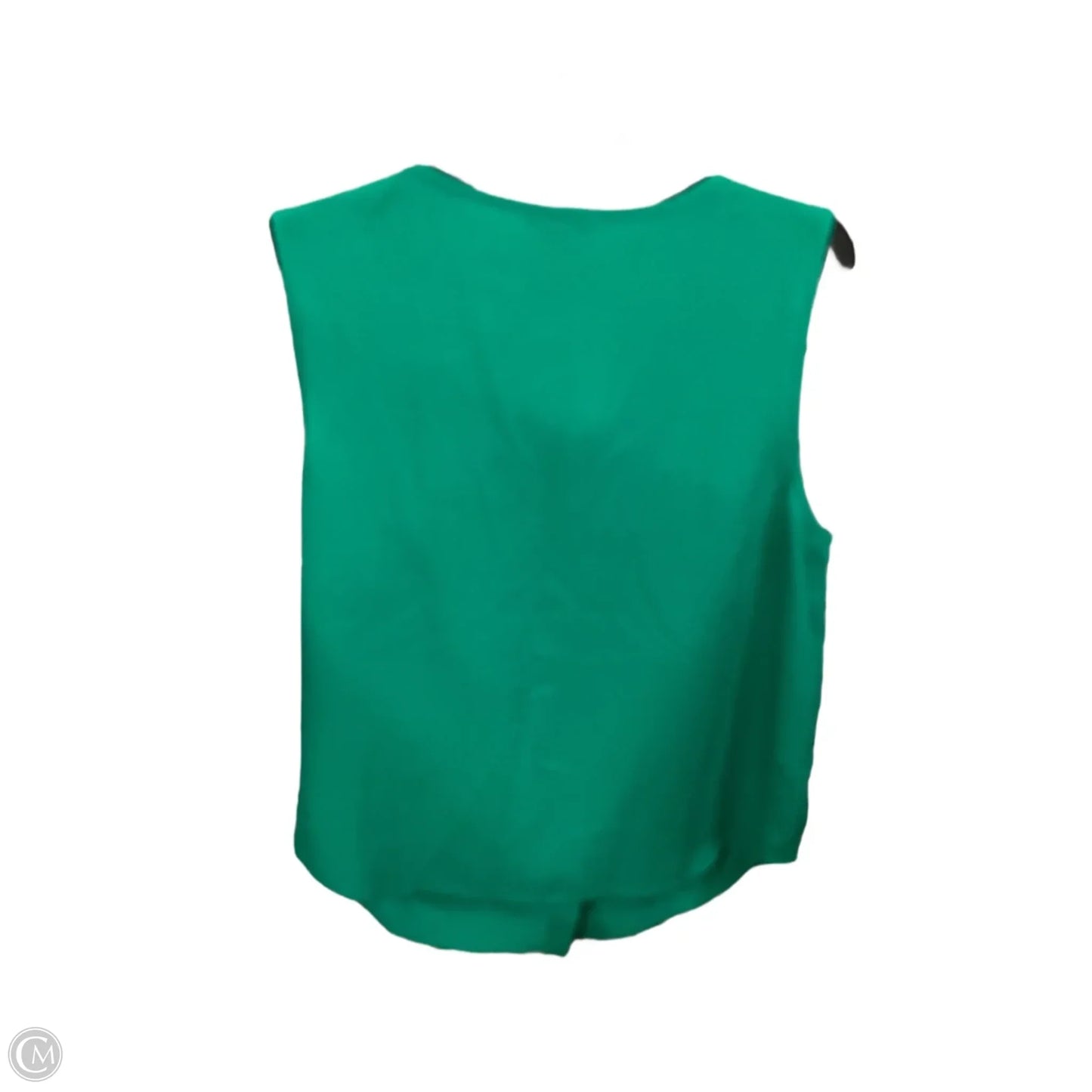Top Sleeveless By Ann Taylor In Green, Size: L