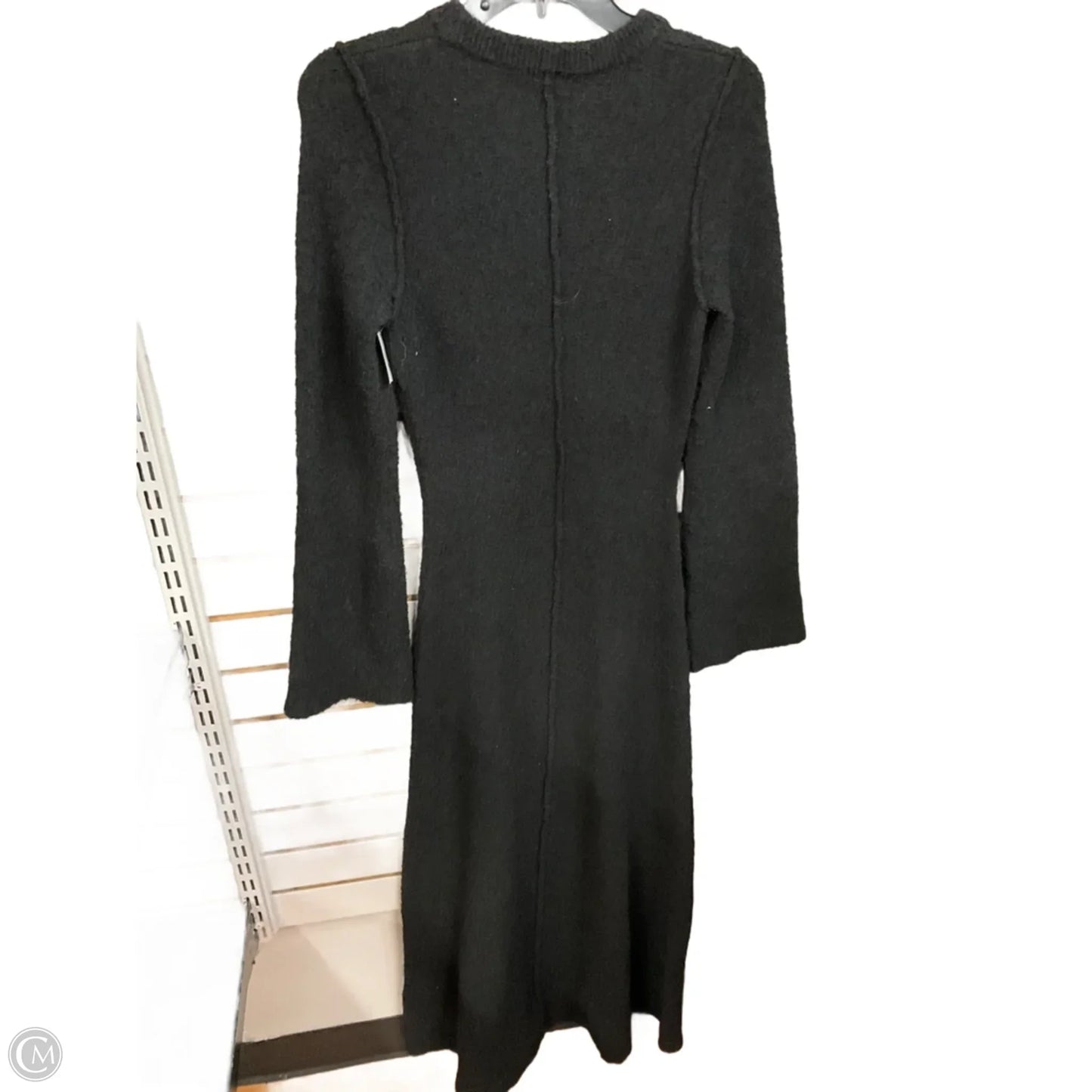 Dress Sweater By Topshop In Black, Size: S