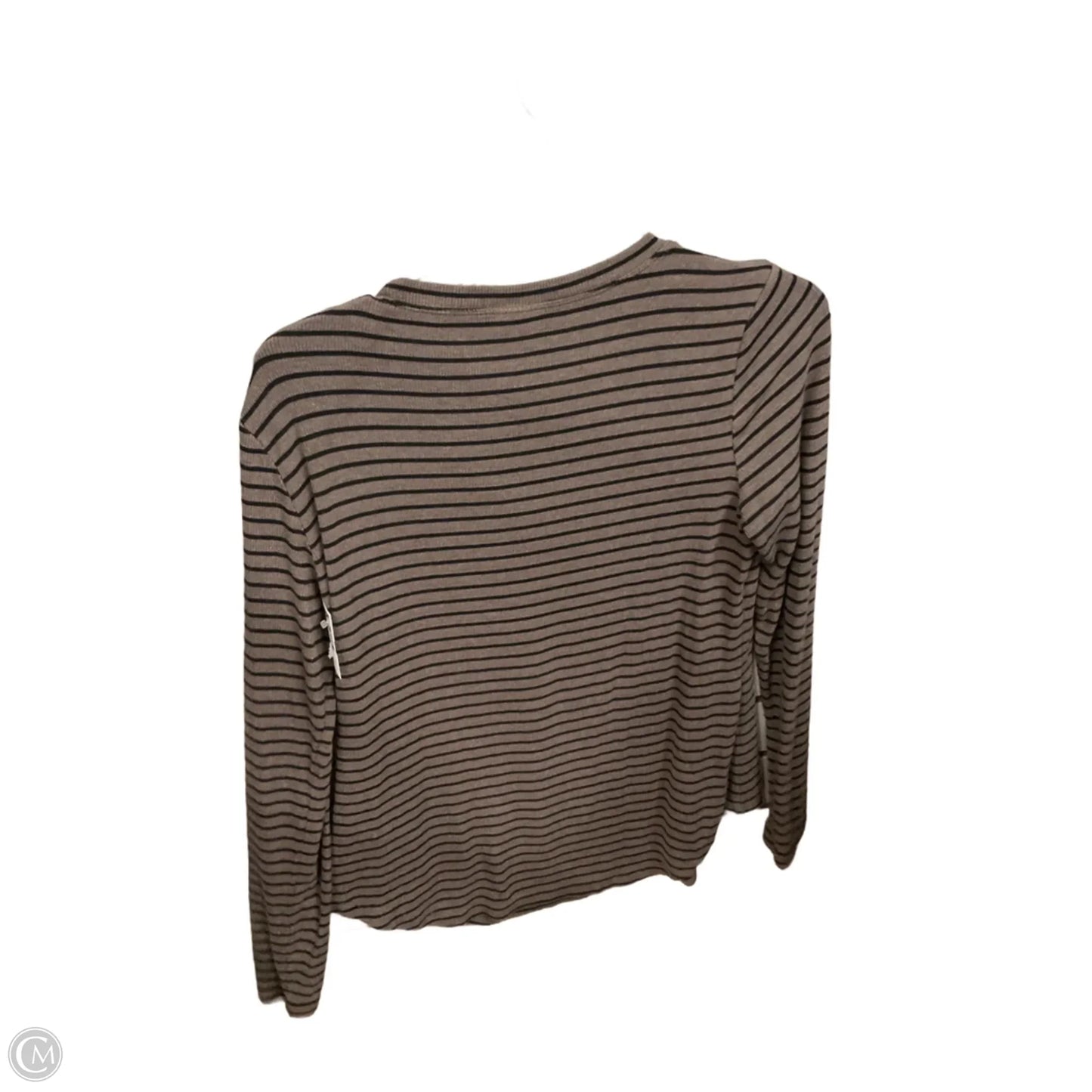 Top Long Sleeve By Cabi In Striped Pattern, Size: S