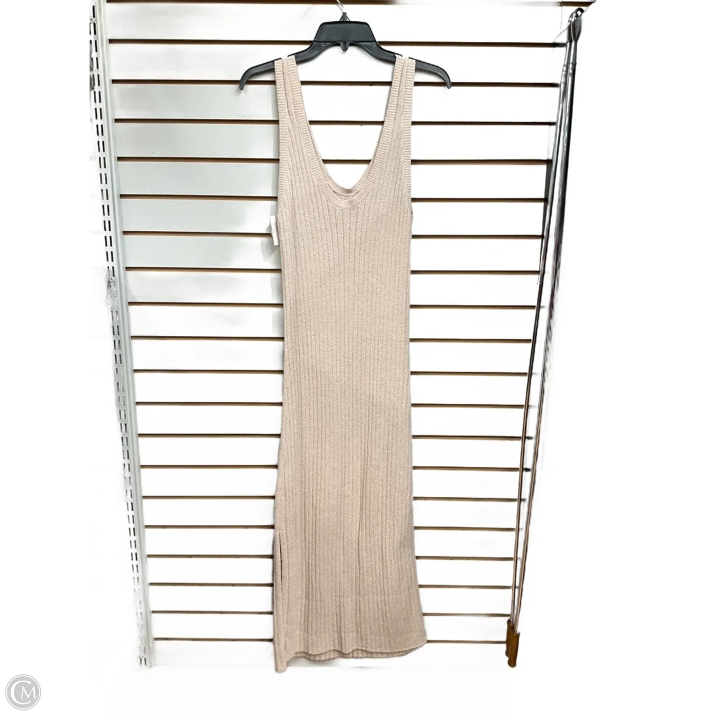 Dress Casual Maxi By Clothes Mentor In Beige, Size: L