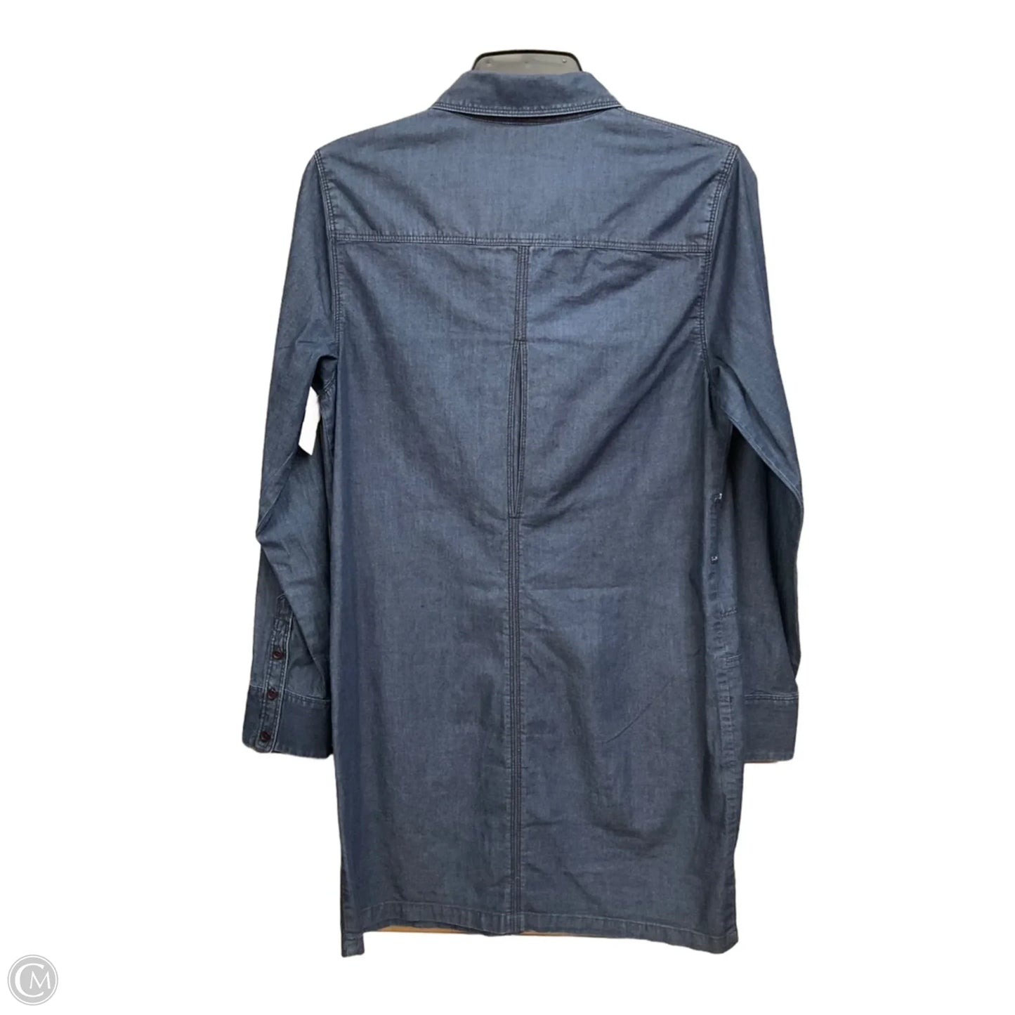 Dress Casual Short By Theory In Blue Denim, Size: M