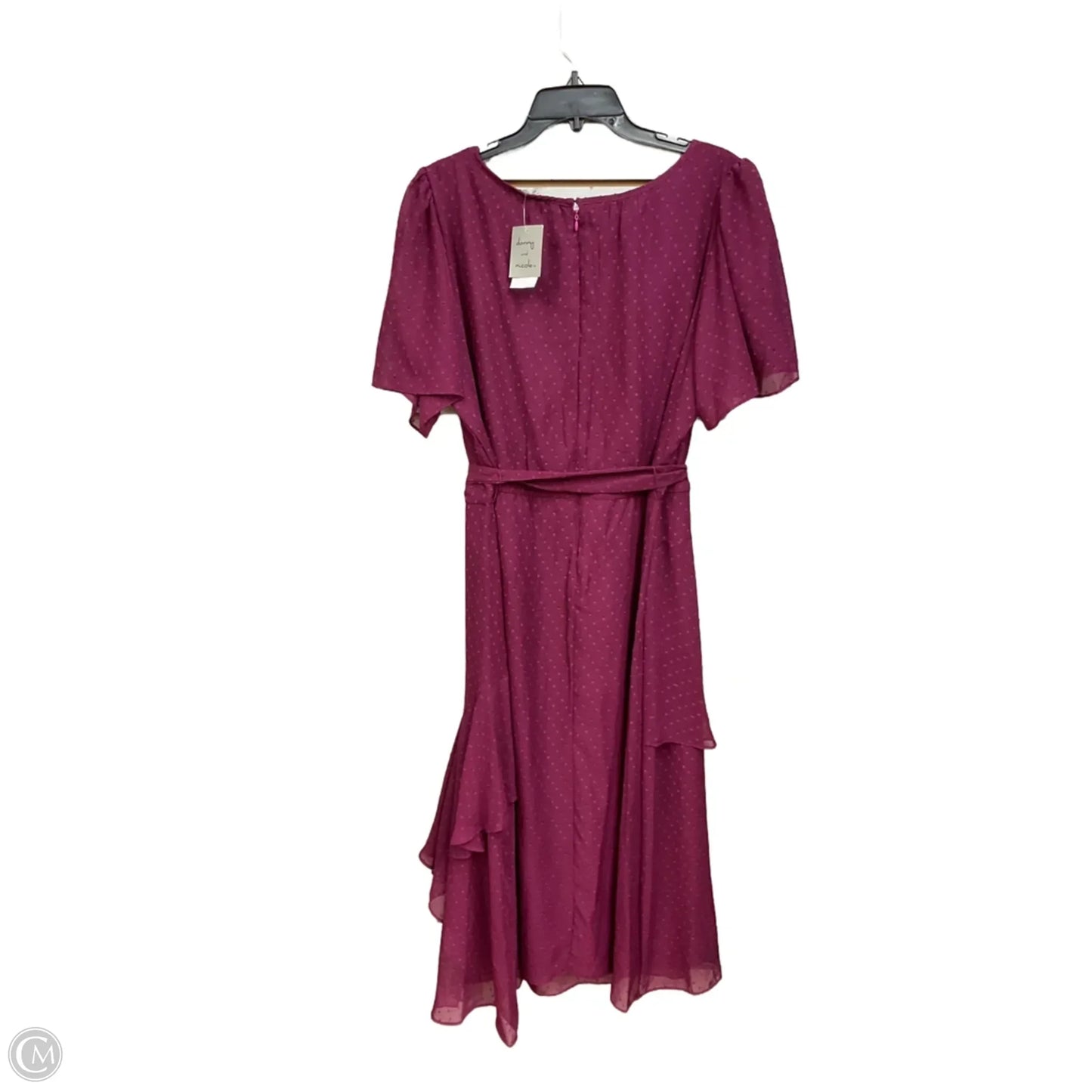 Dress Casual Midi By Dannyandnicole In Purple, Size: Xl