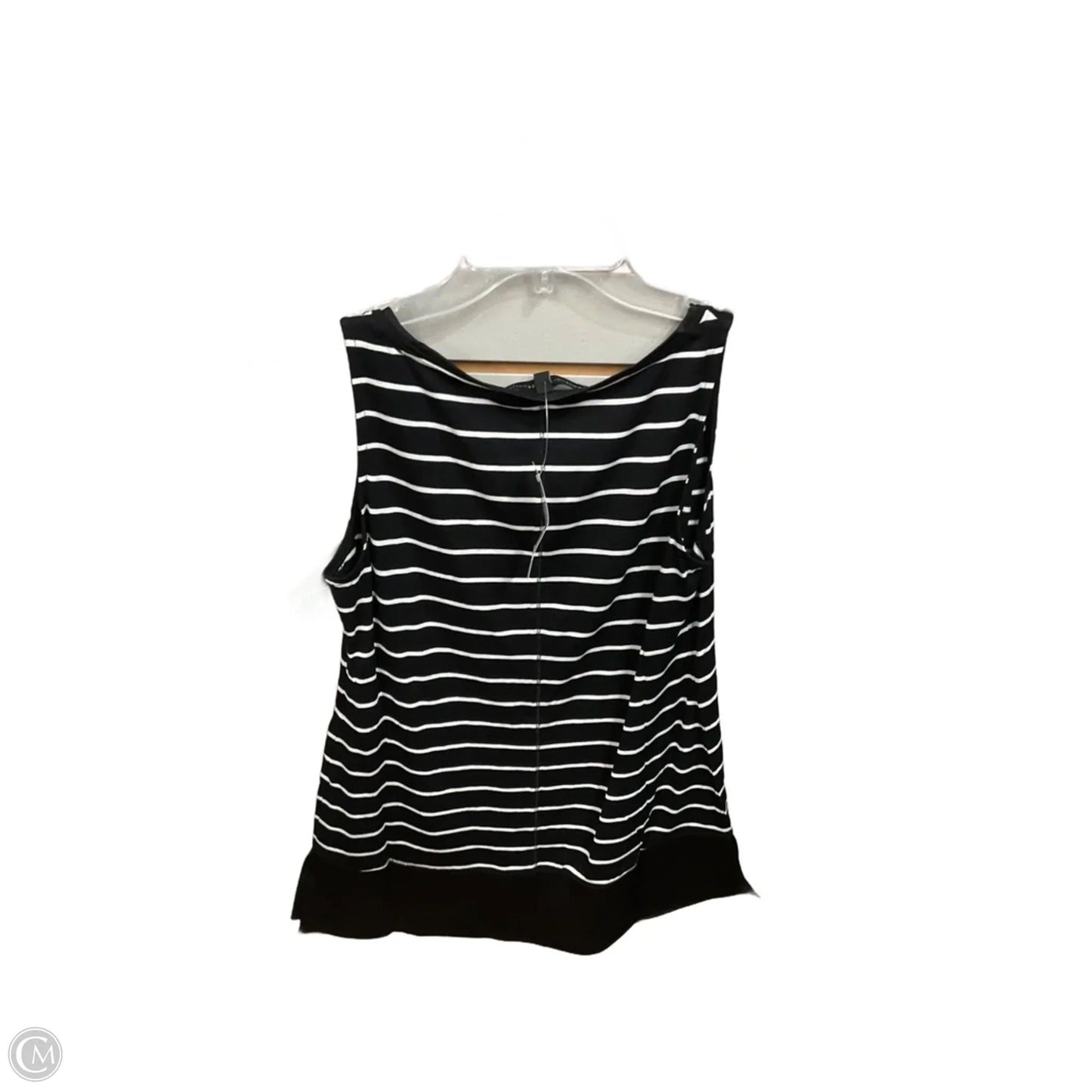 Top Sleeveless By White House Black Market In Striped Pattern, Size: Xxs