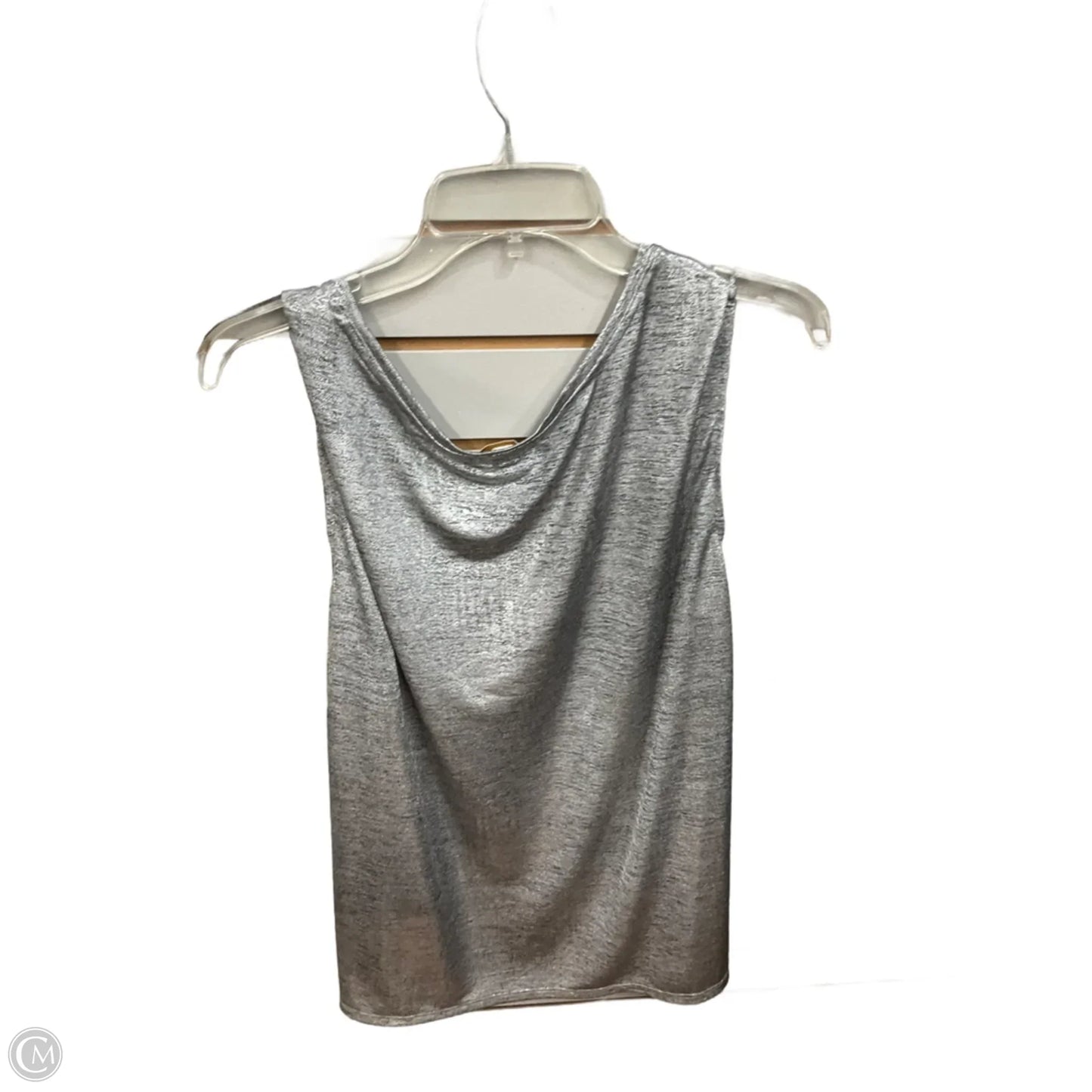 Top Sleeveless By Westport In Silver, Size: 3x