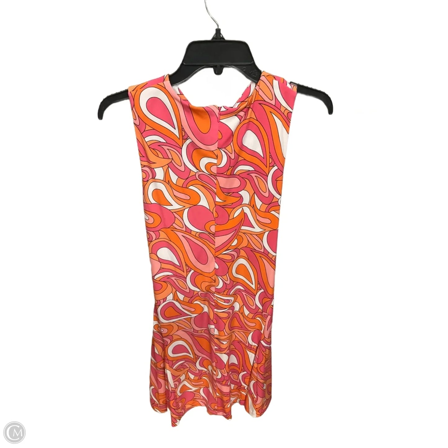 Dress Casual Short By Michael By Michael Kors In Orange & Pink, Size: M