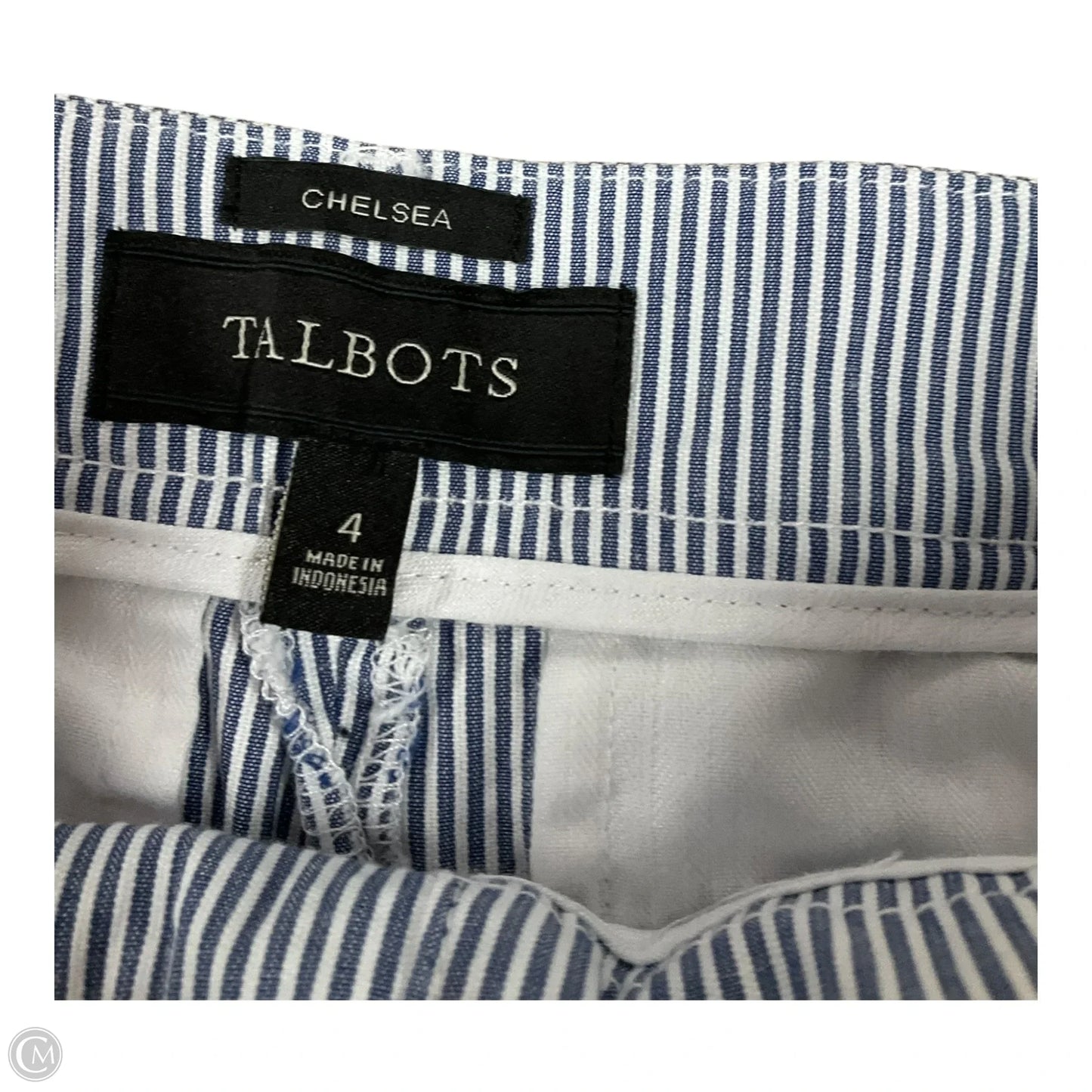 Capris By Talbots In Striped Pattern, Size: 4