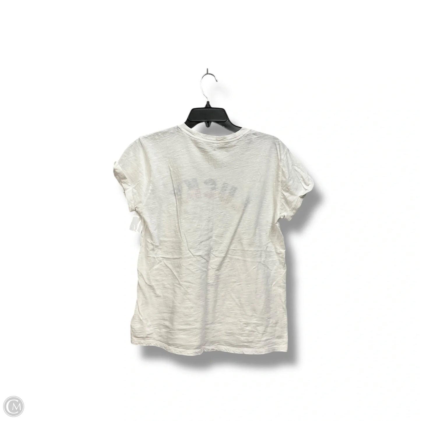 Top Short Sleeve By Lucky Brand In White, Size: S