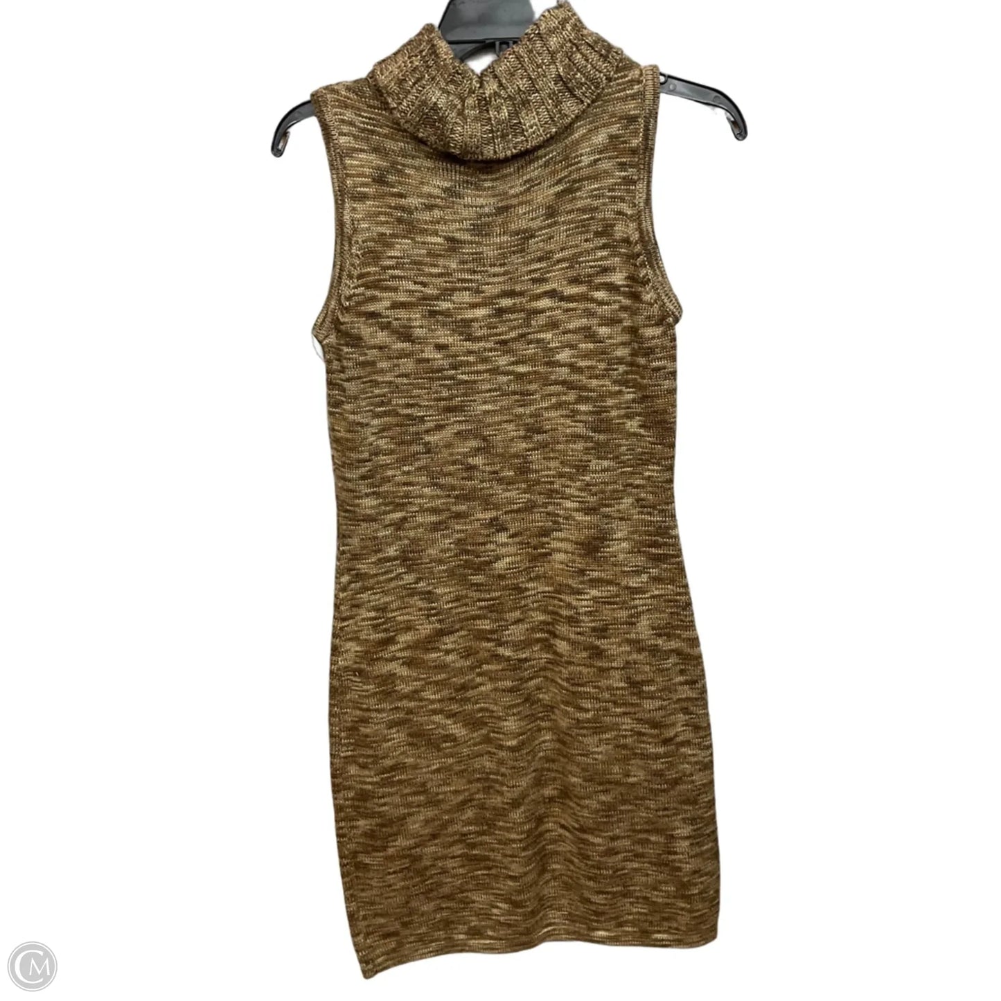 Dress Sweater By Calvin Klein In Brown, Size: S