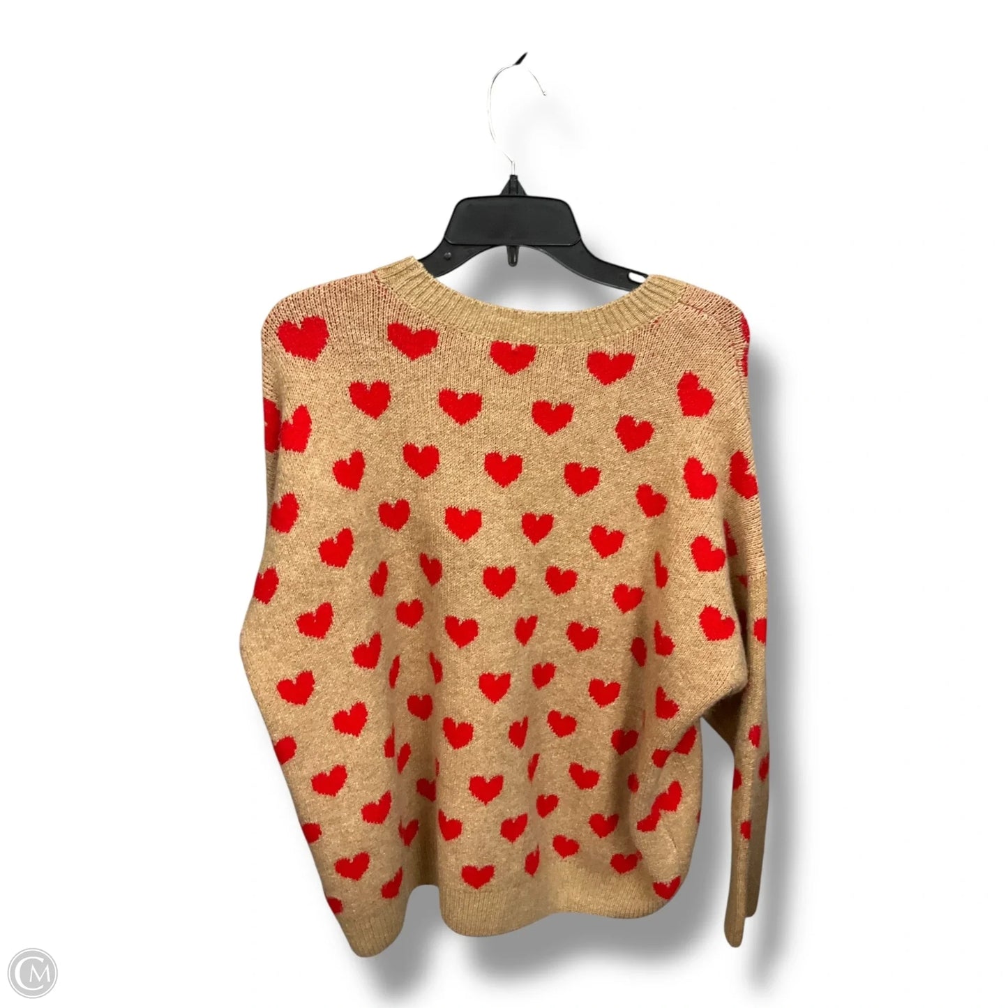 Sweater By Vince Camuto In Tan, Size: M