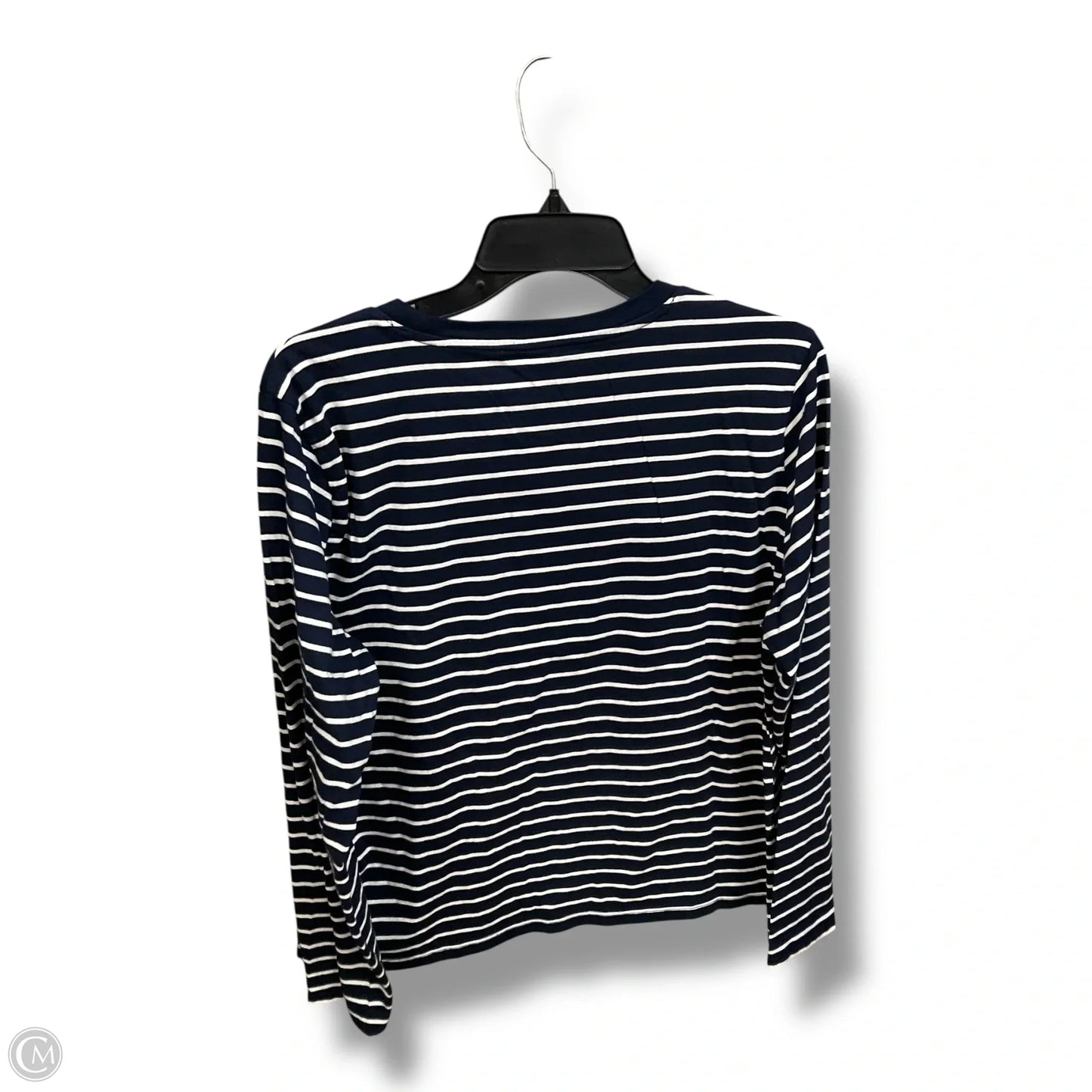 Top Long Sleeve Basic By Free Assembly In Striped Pattern, Size: Xl