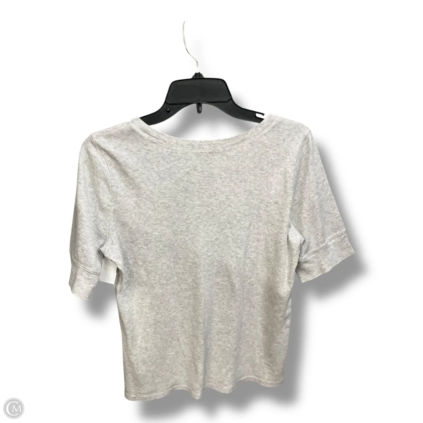 Top Short Sleeve By J. Jill In Grey, Size: M