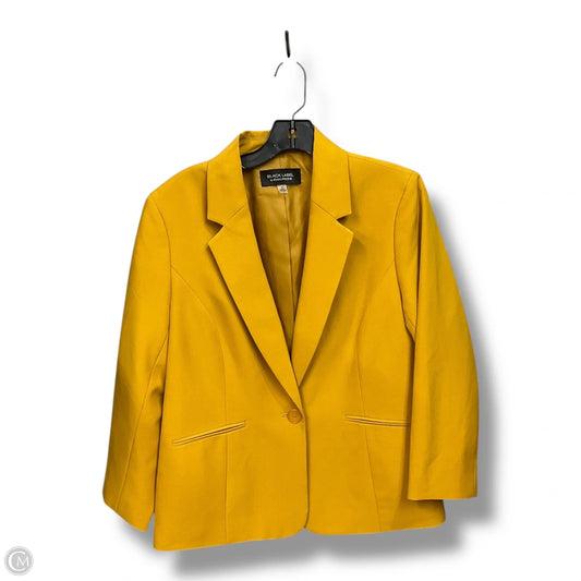 Blazer By Black Label In Yellow, Size: M