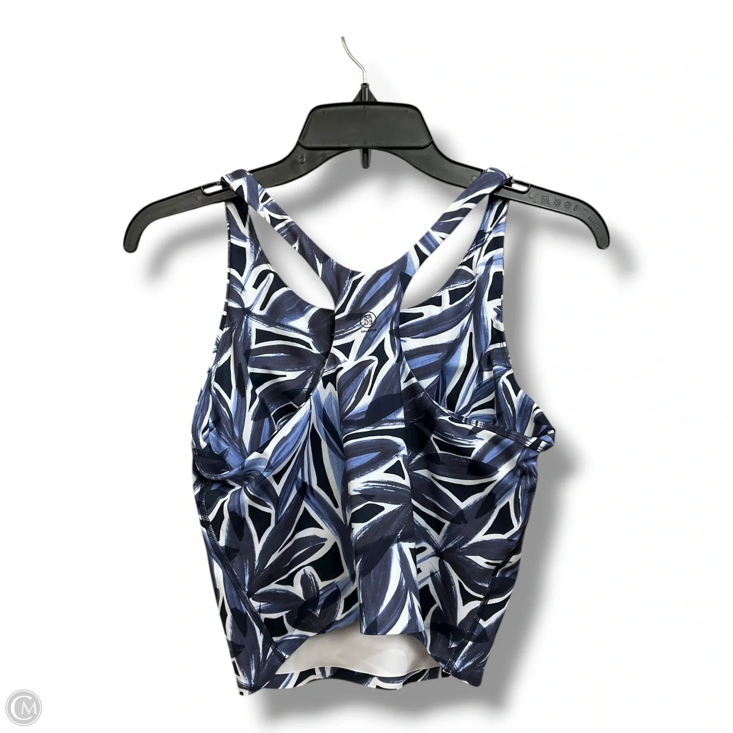 Athletic Tank Top By Sage In Blue & Grey, Size: M