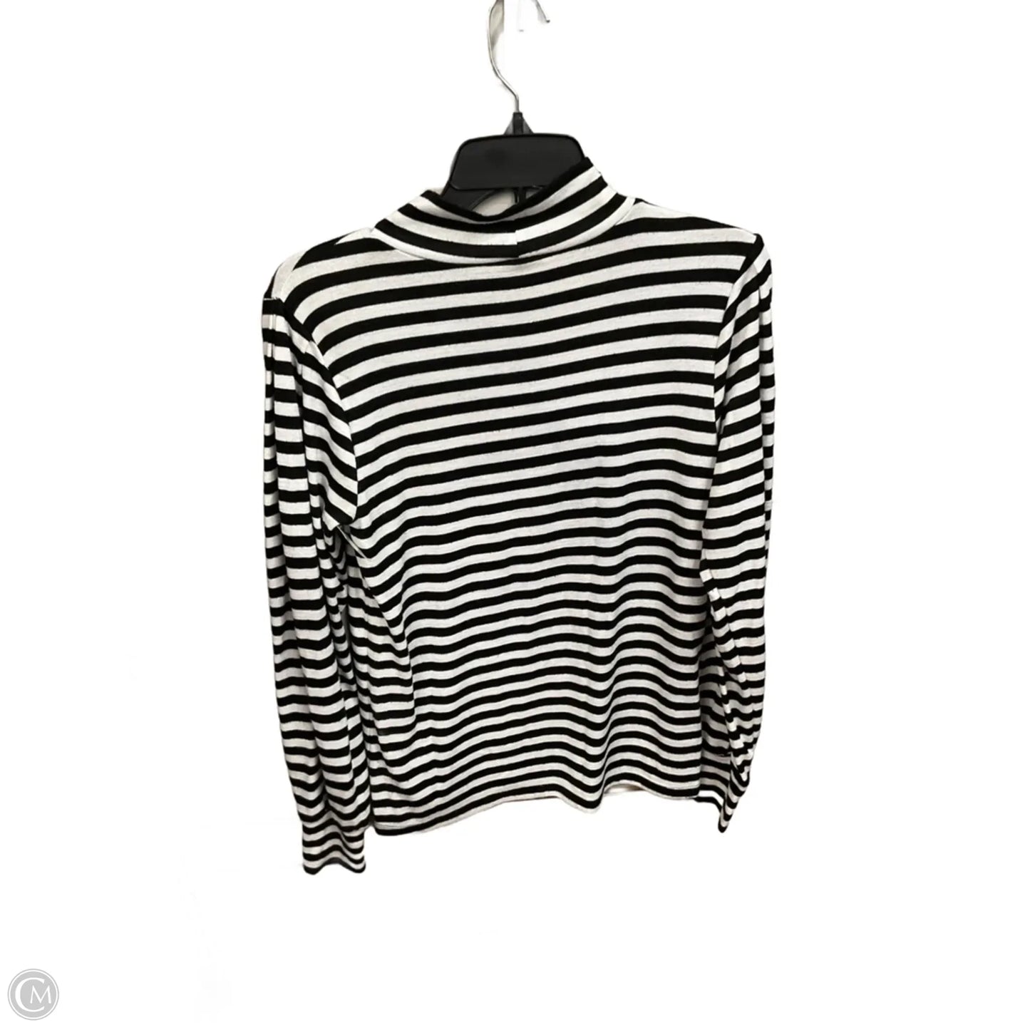 Top Long Sleeve By Loft In Striped Pattern, Size: S