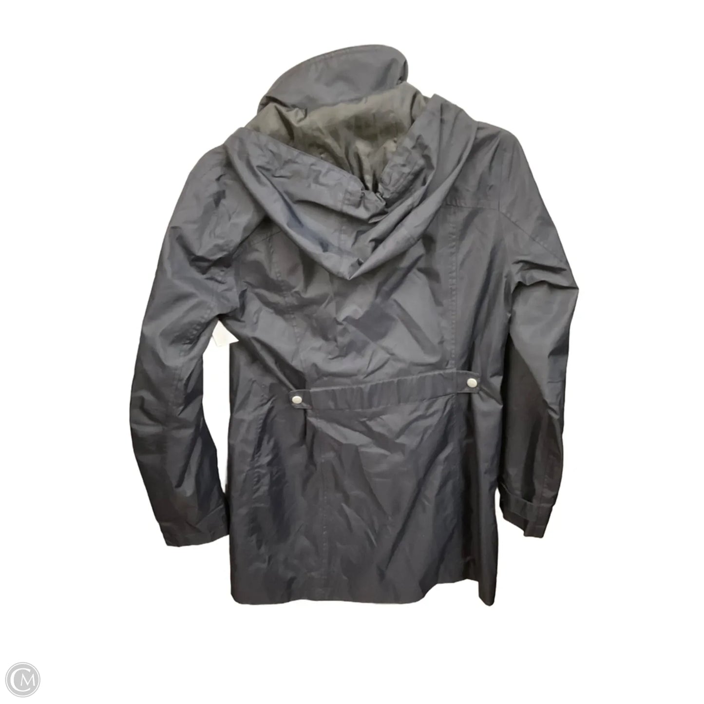 Coat Raincoat By Eddie Bauer In Black, Size: S