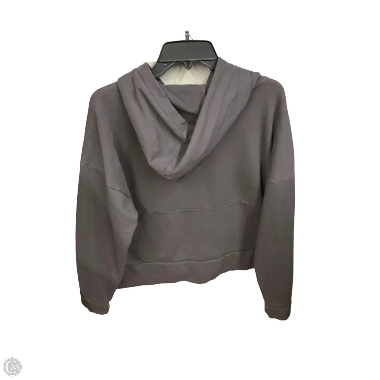 Athletic Sweatshirt Hoodie By Flx In Grey, Size: Xl