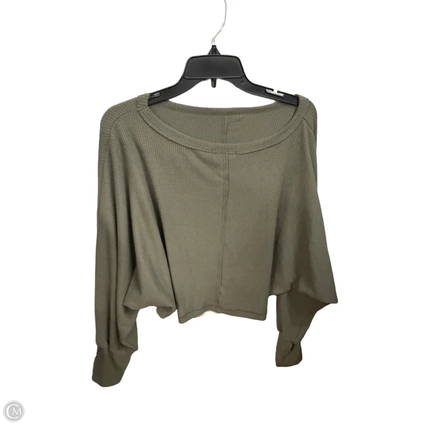 Top Long Sleeve By Treasure And Bond In Green, Size: M