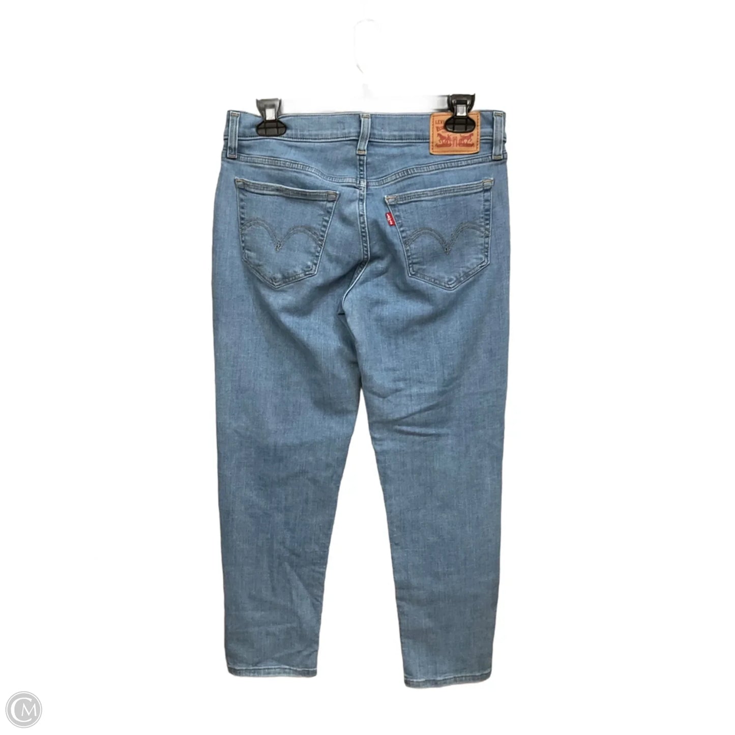 Jeans Boyfriend By Levis In Blue Denim, Size: 4