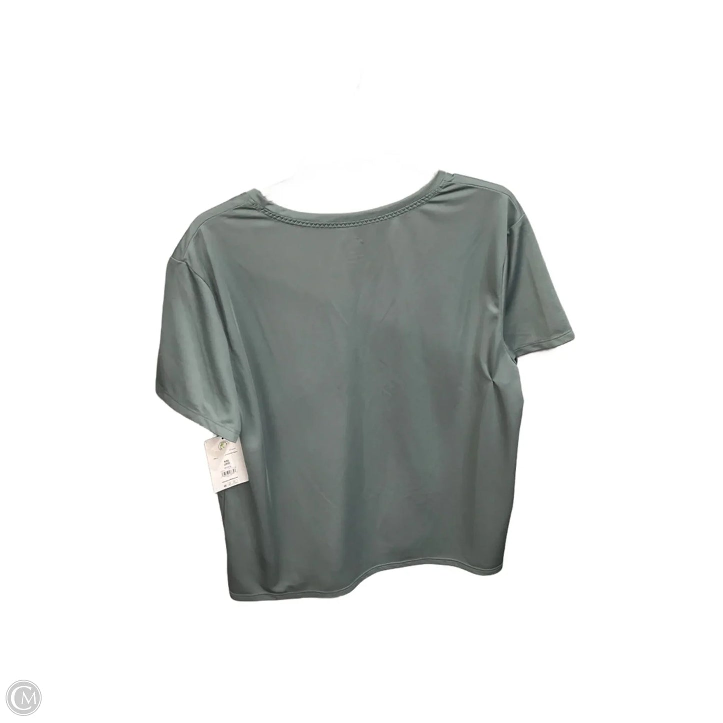 Athletic Top Short Sleeve By Athletic Works In Green, Size: Xxl
