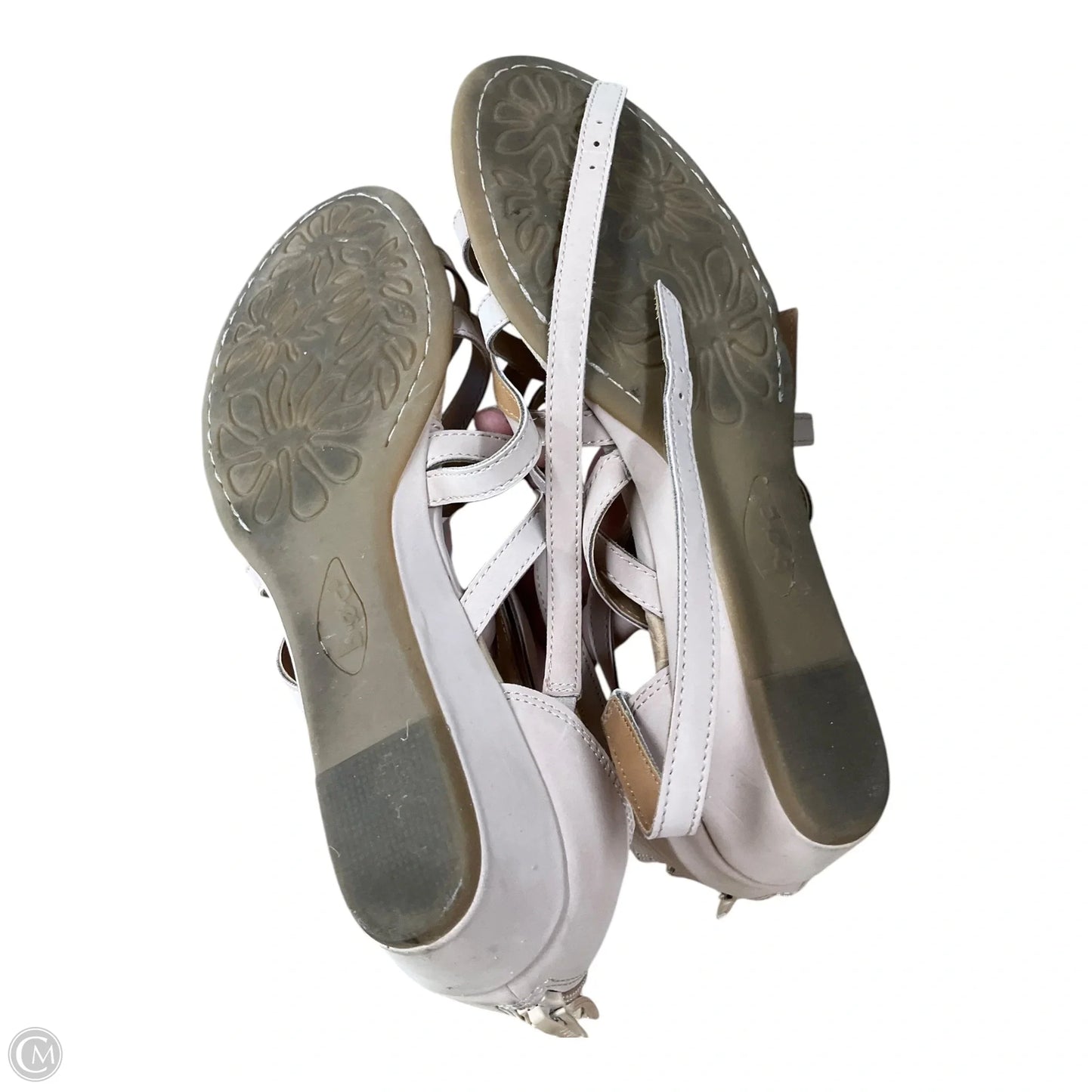 Sandals Heels Wedge By Boc In Pink, Size: 8