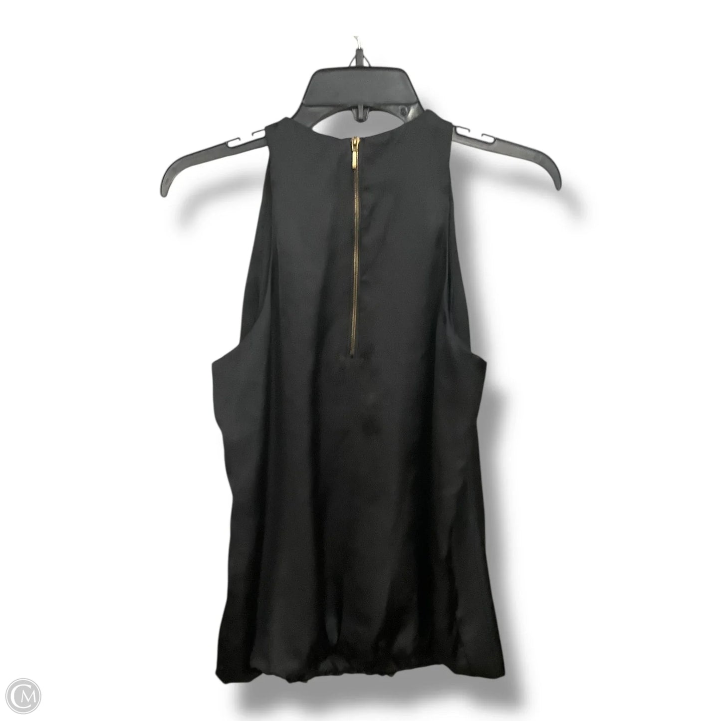 Top Sleeveless By Zara In Black, Size: M