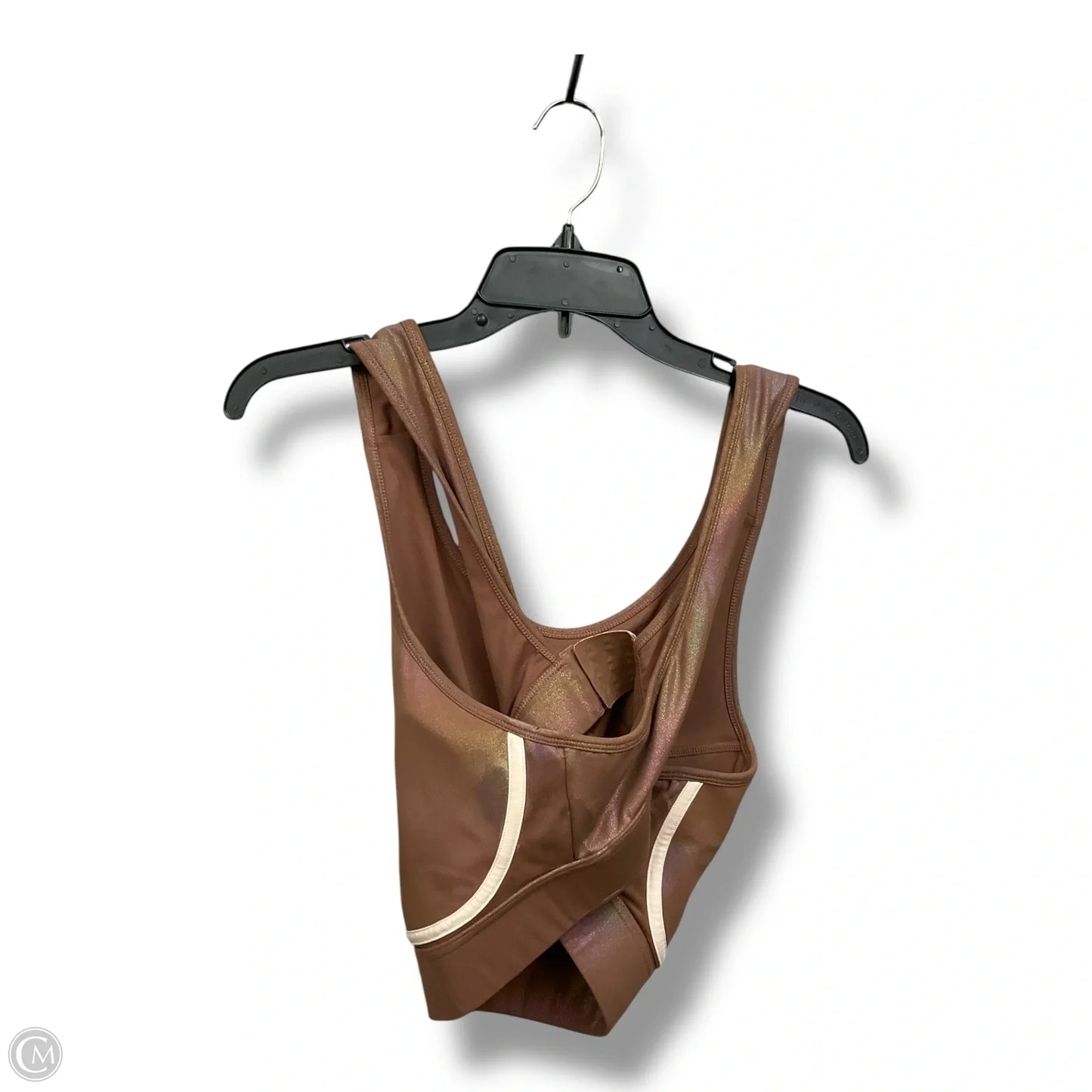 Athletic Bra By Fabletics In Brown, Size: 1x