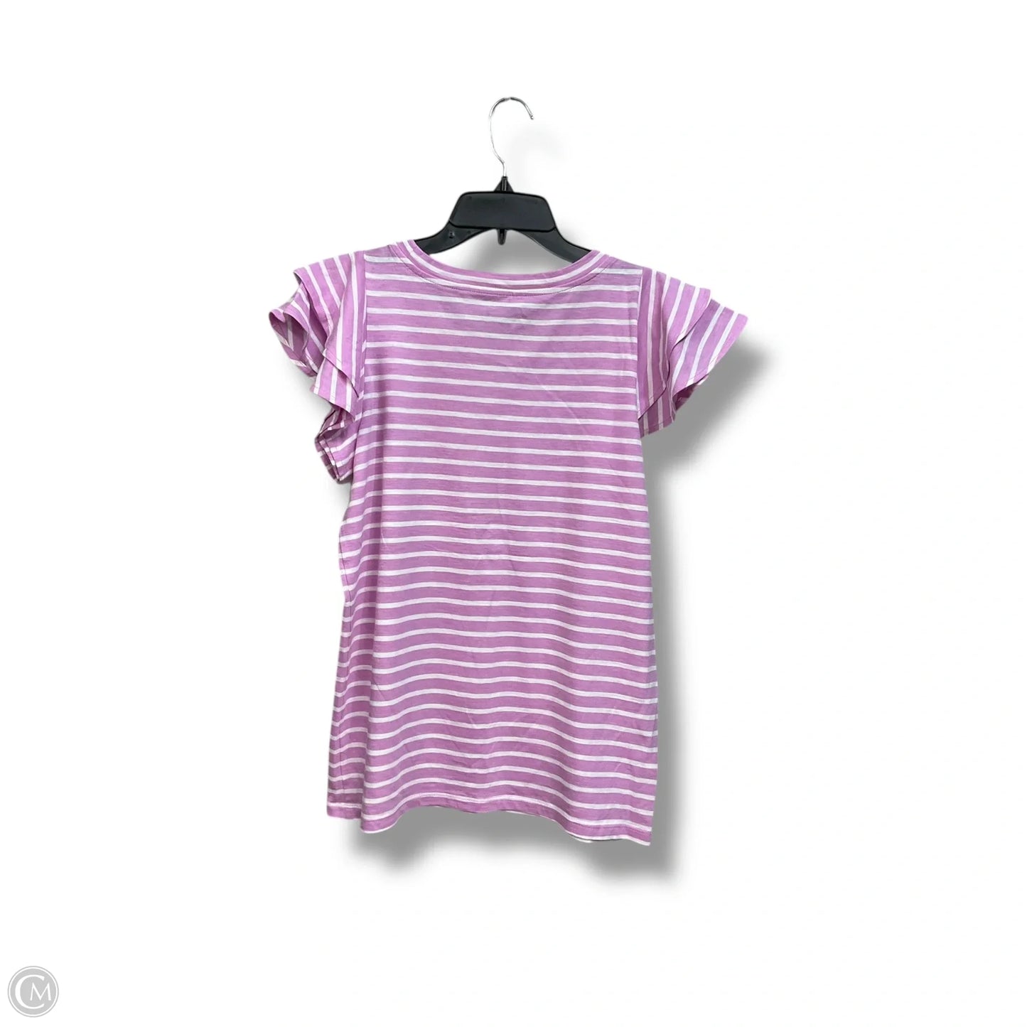 Top Short Sleeve By Loft In Purple, Size: Xs