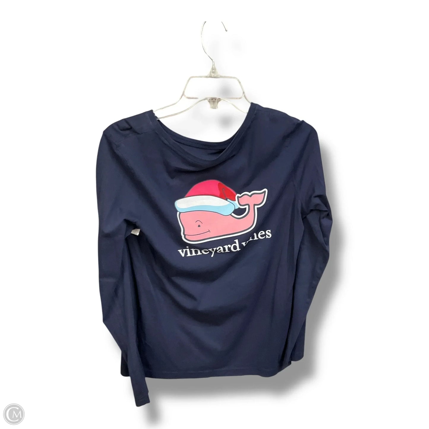 Top Long Sleeve Basic By Vineyard Vines In Blue, Size: Xs