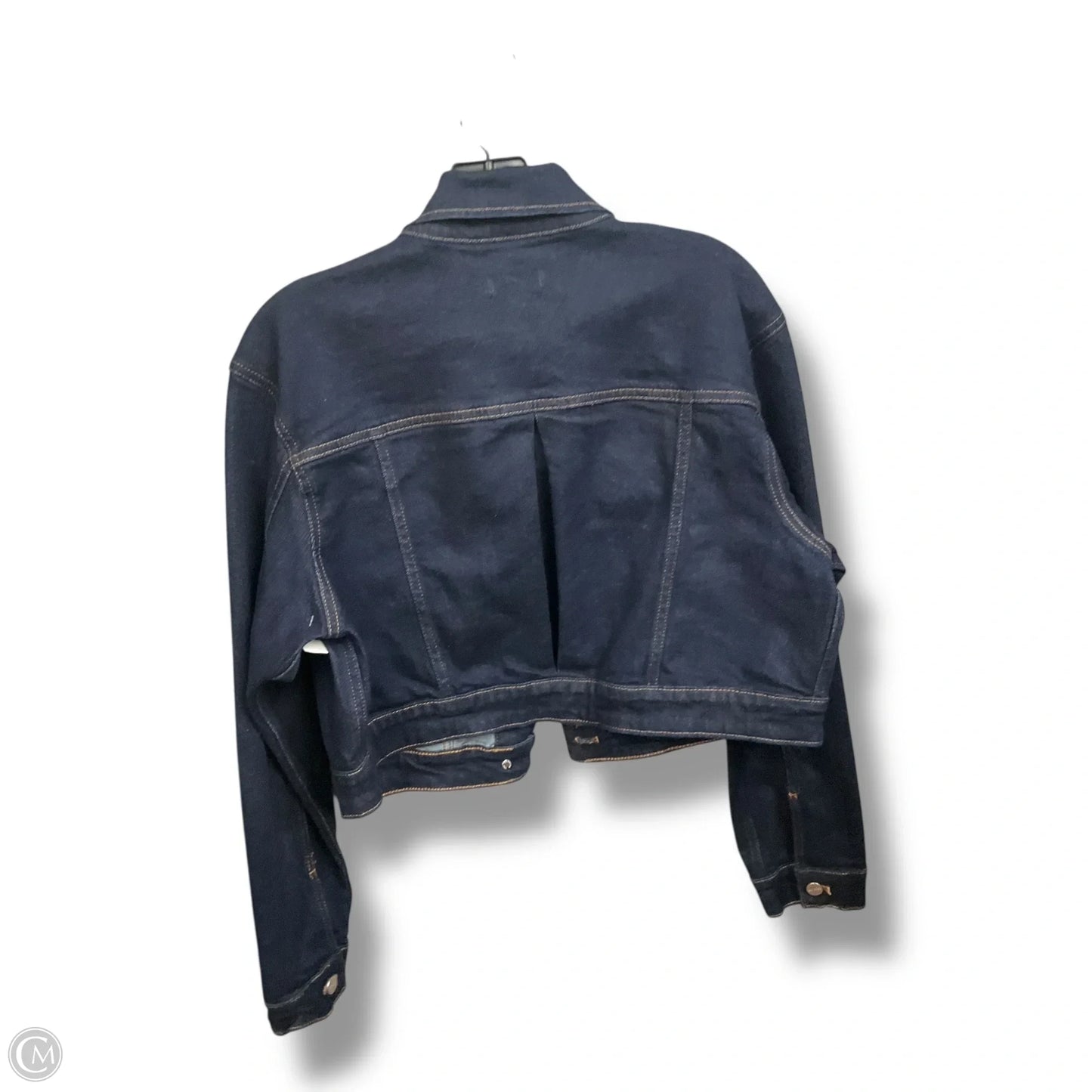 Jacket Denim By Express In Blue Denim, Size: M