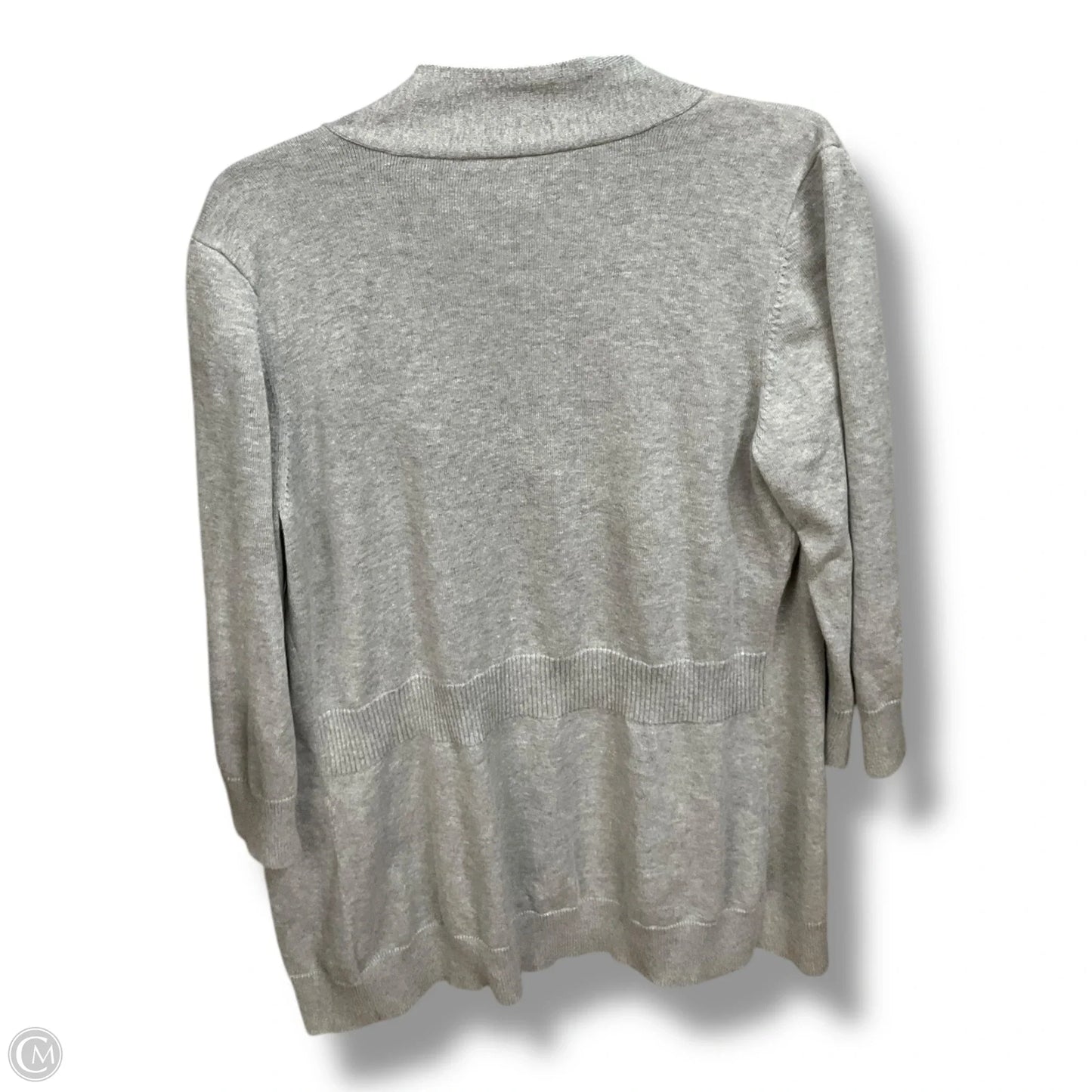 Cardigan By Fashion Bug In Grey, Size: Xl