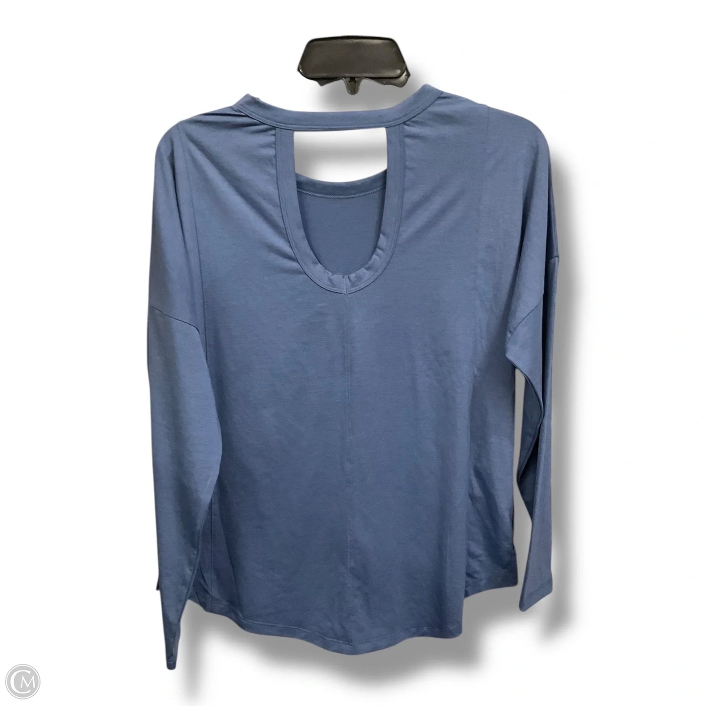 Athletic Top Long Sleeve Crewneck By All In Motion In Blue, Size: S
