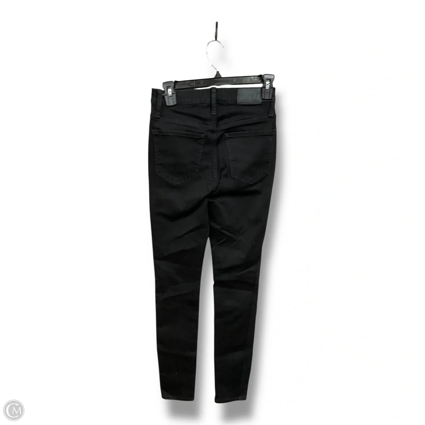 Jeans Skinny By Madewell In Black Denim, Size: 4