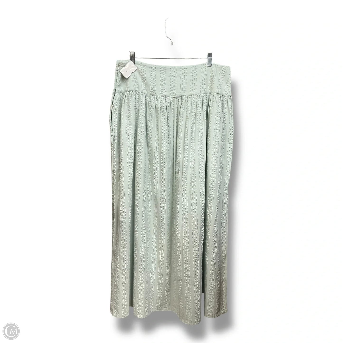 Skirt Maxi By Free People In Green, Size: Xl