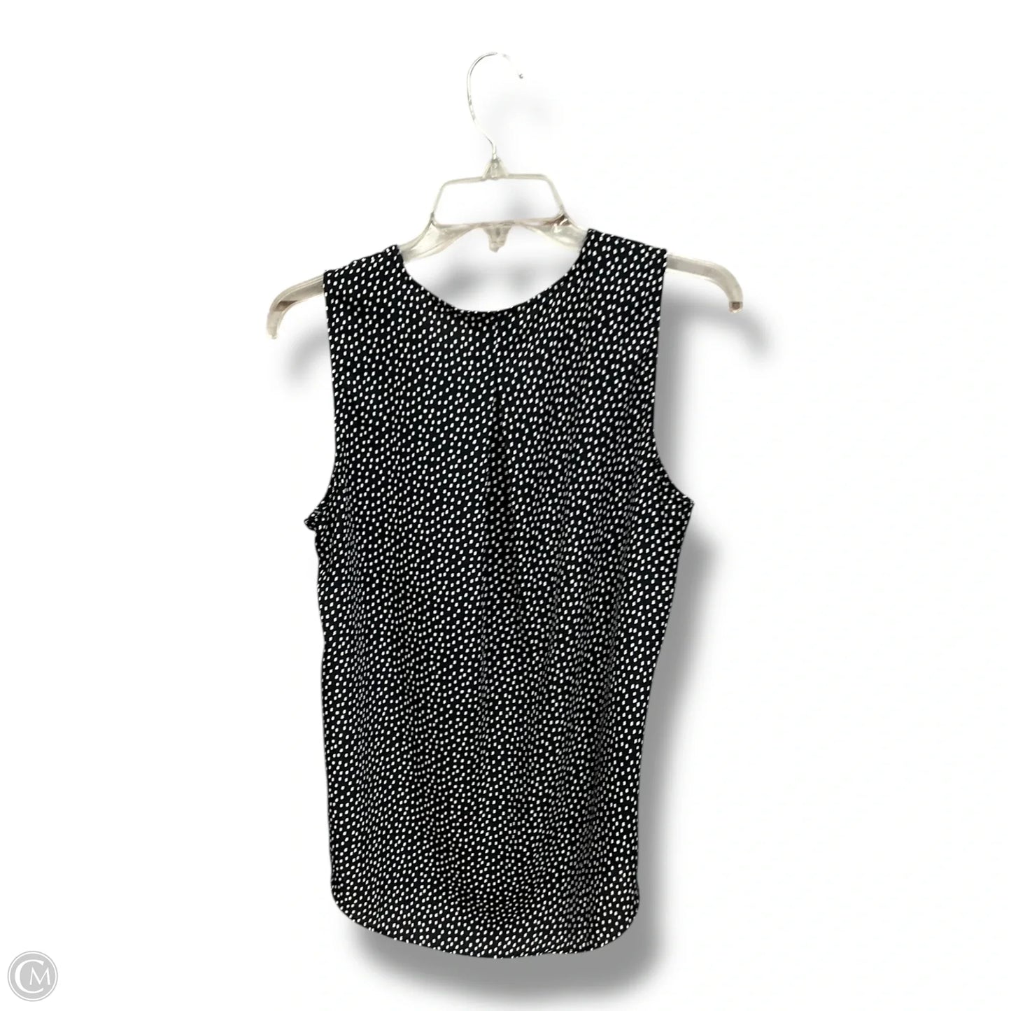 Top Sleeveless By Banana Republic In Polkadot Pattern, Size: M