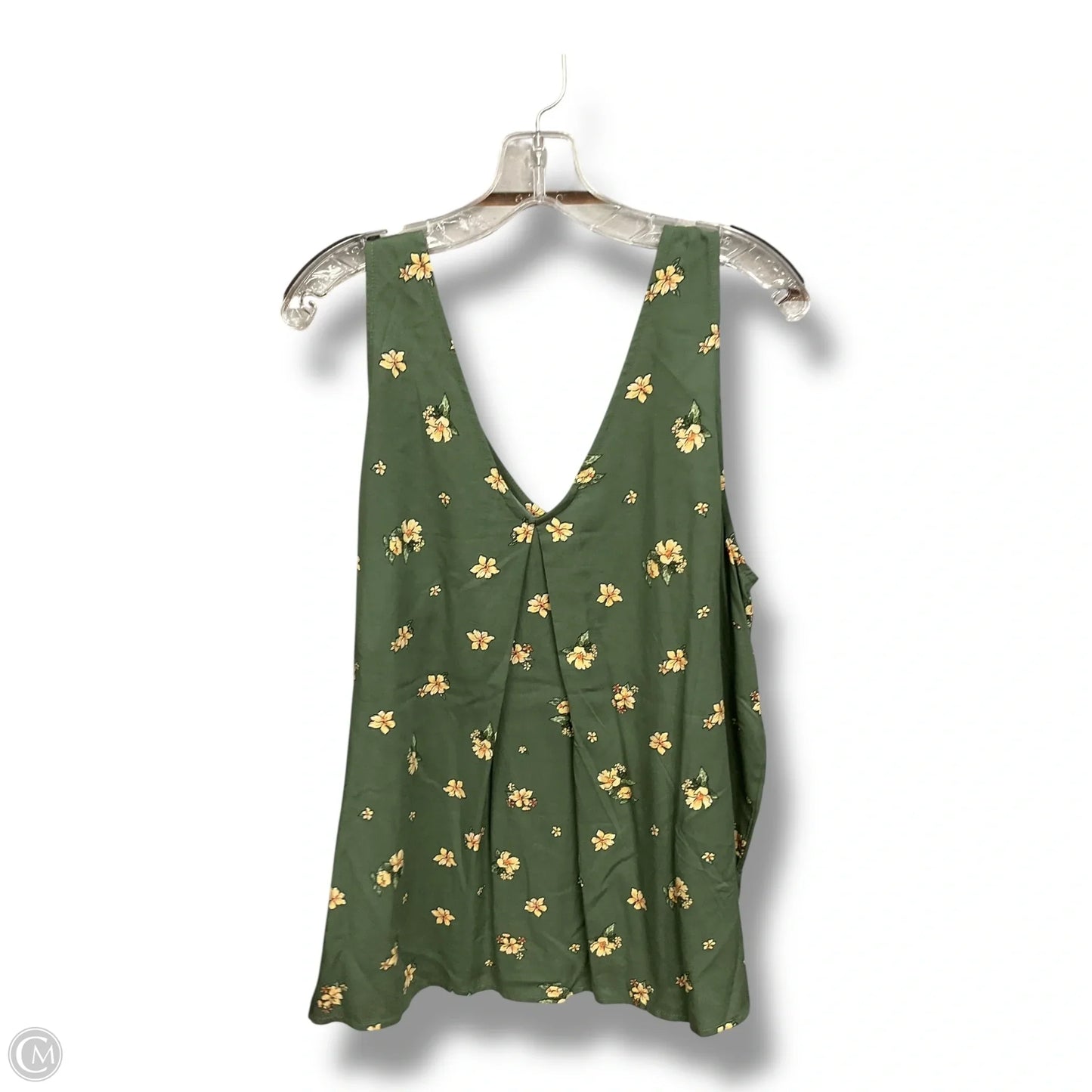 Top Sleeveless By Torrid In Green, Size: L